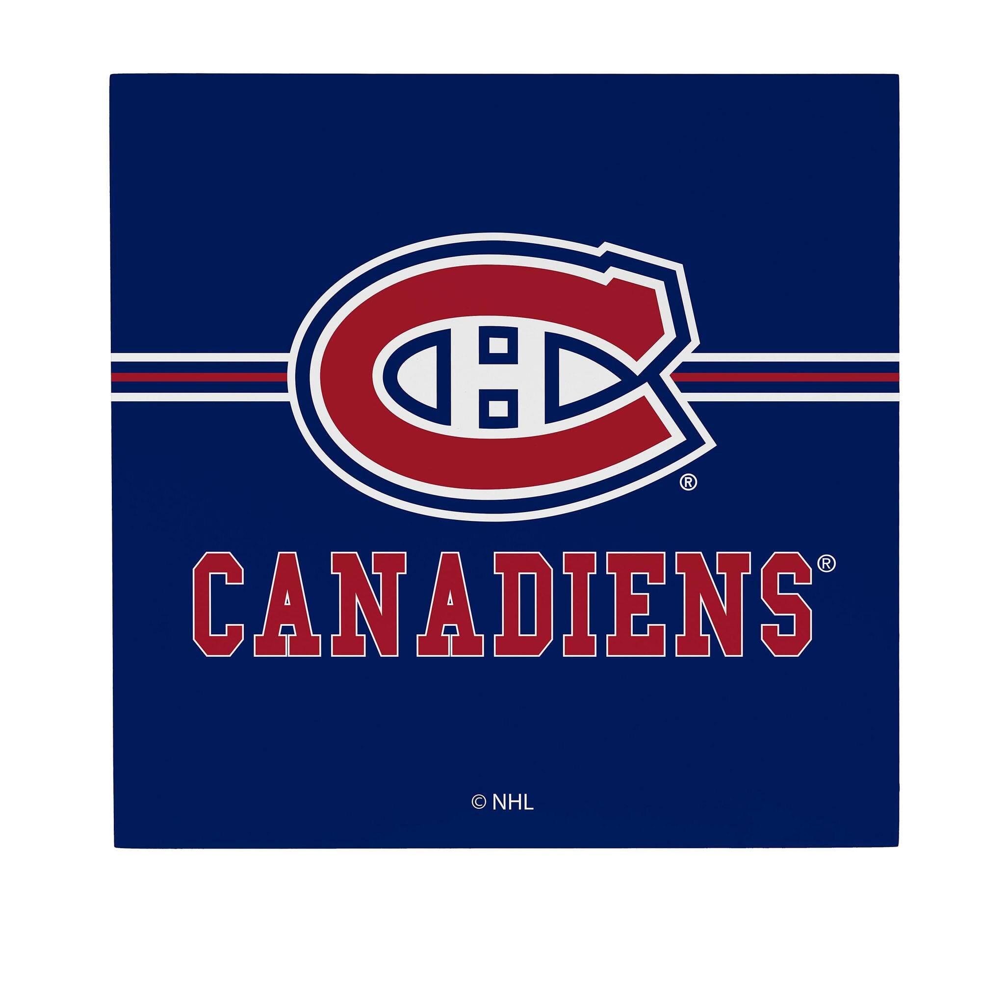 Montreal Canadiens 12" x 12" Wood Wall Sign