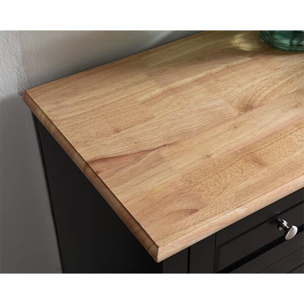 Alt View 1. Kings Brand Furniture - Kings Brand Furniture Wine Rack Sideboard Buffet Server Console Table With Storage (Black) - Black.