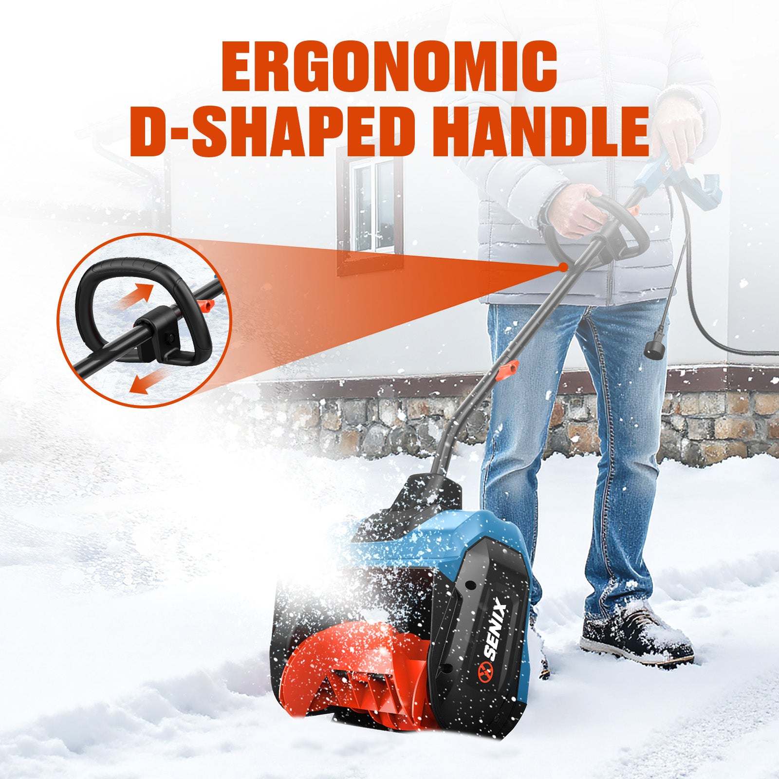 ERGONOMIC D-SHAPED HANDLE