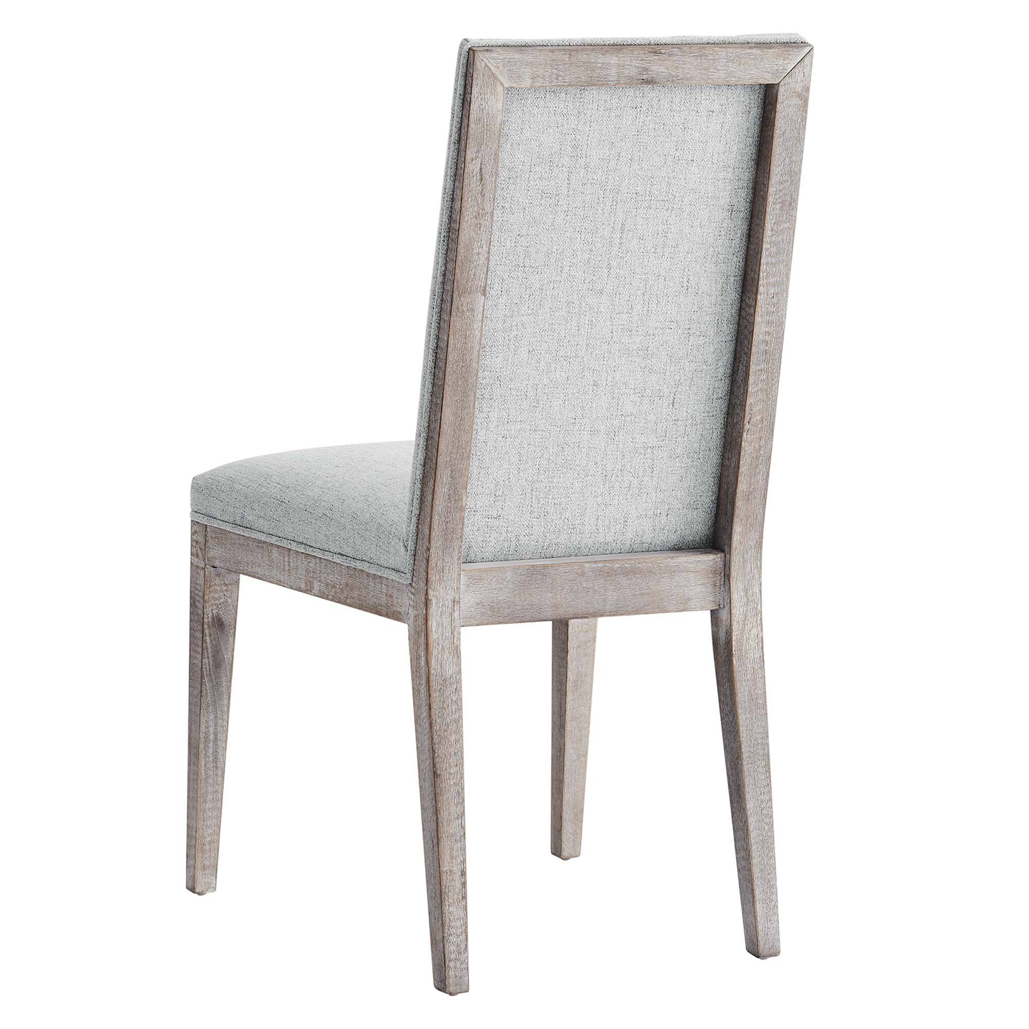 Alt View 4. Modway - Maisonette French Vintage Tufted Fabric Fabric Dining Side Chair by Modway - Light Gray.
