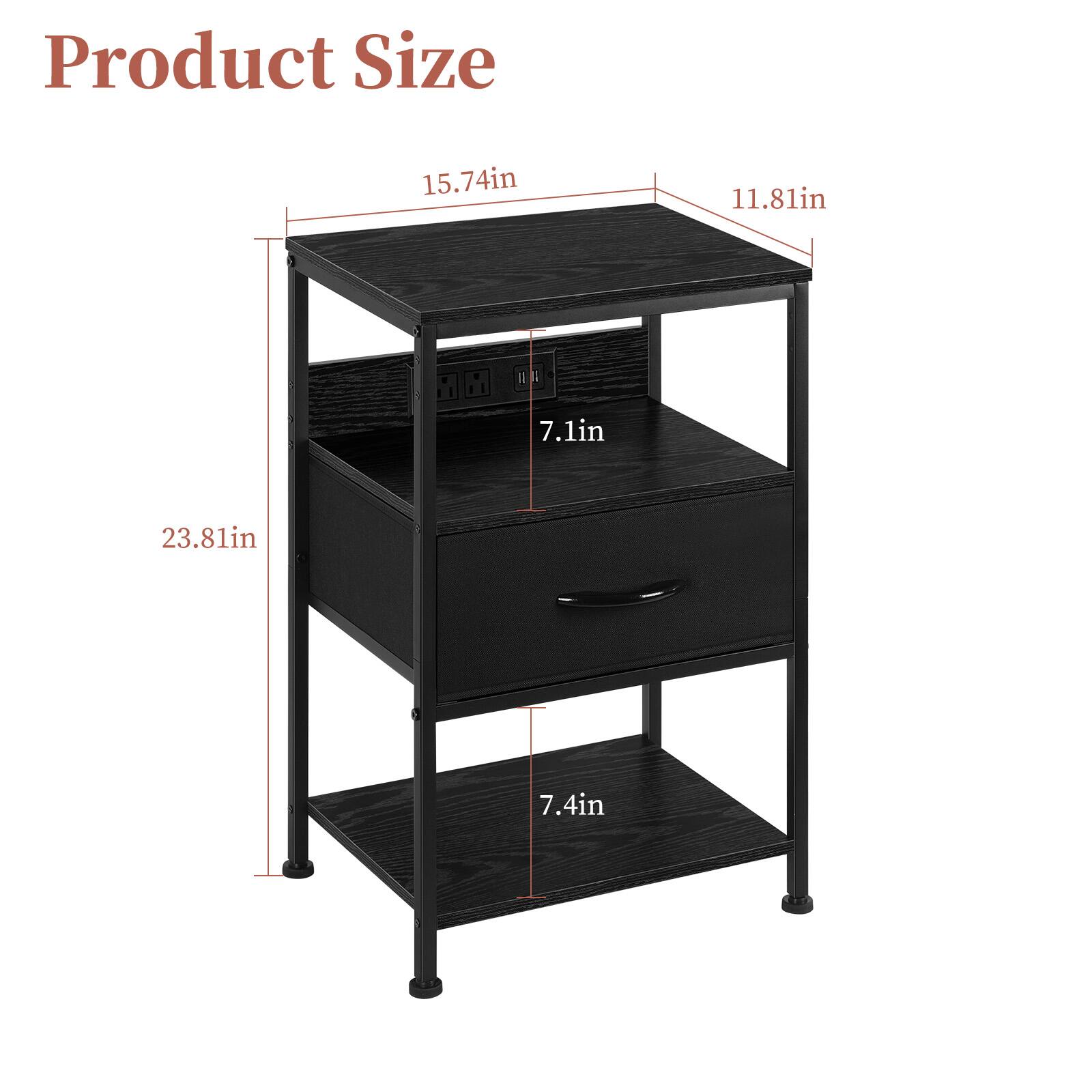 Product Size: 15.74in x 11.81in x 23.81in x 7.1in x 7.4in