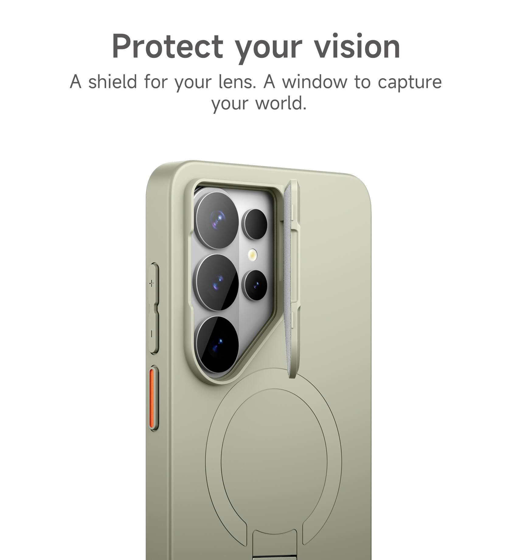 Protect your vision  
A shield for your lens. A window to capture your world.