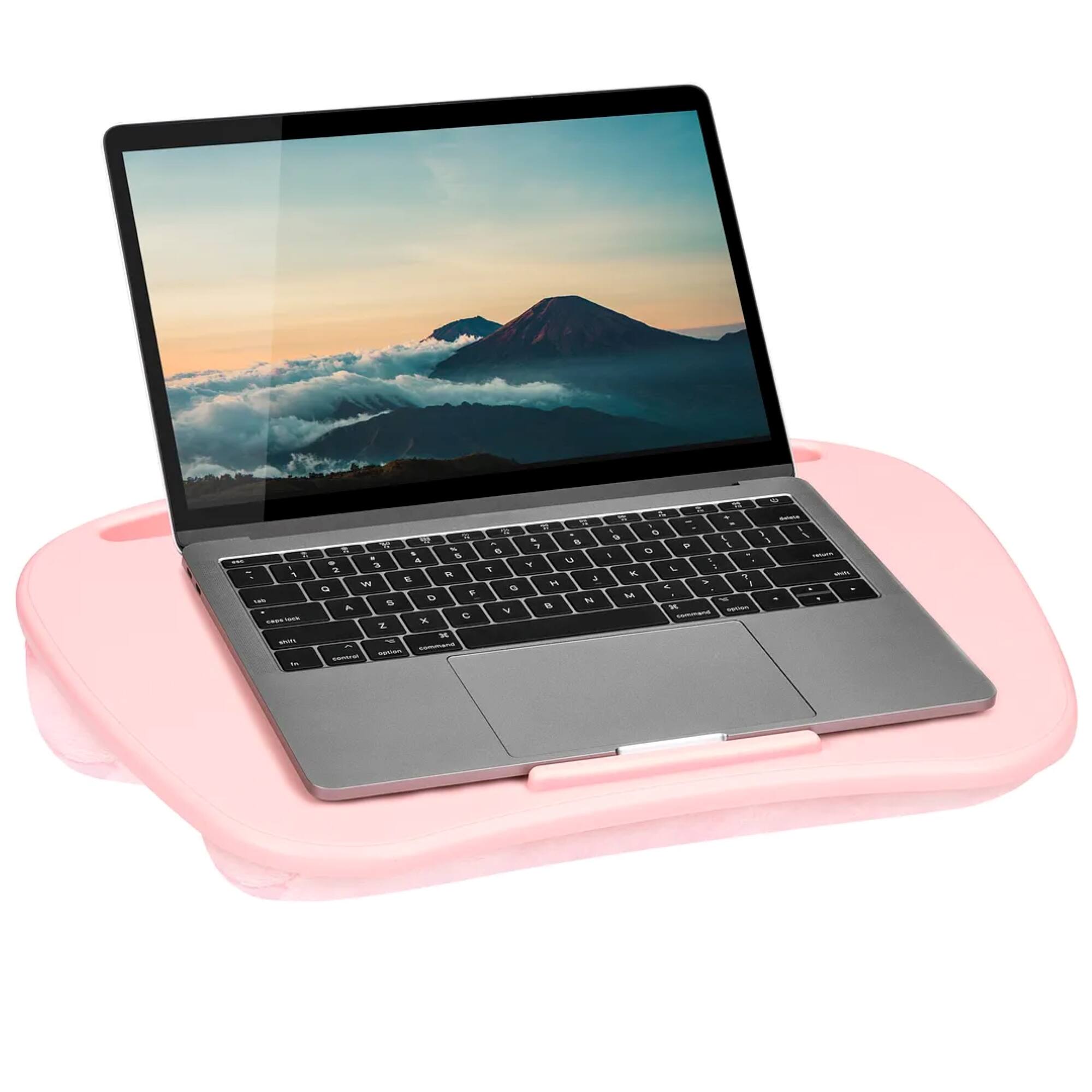 Front. LapGear - MyDesk Lap Desk for 15.6" Laptop - Rose Quartz.