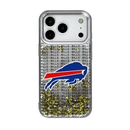 Keyscaper - NFL - Buffalo Bills iPhone Text Backdrop Design Glitter Case - 14 Pro Max - Multicolor