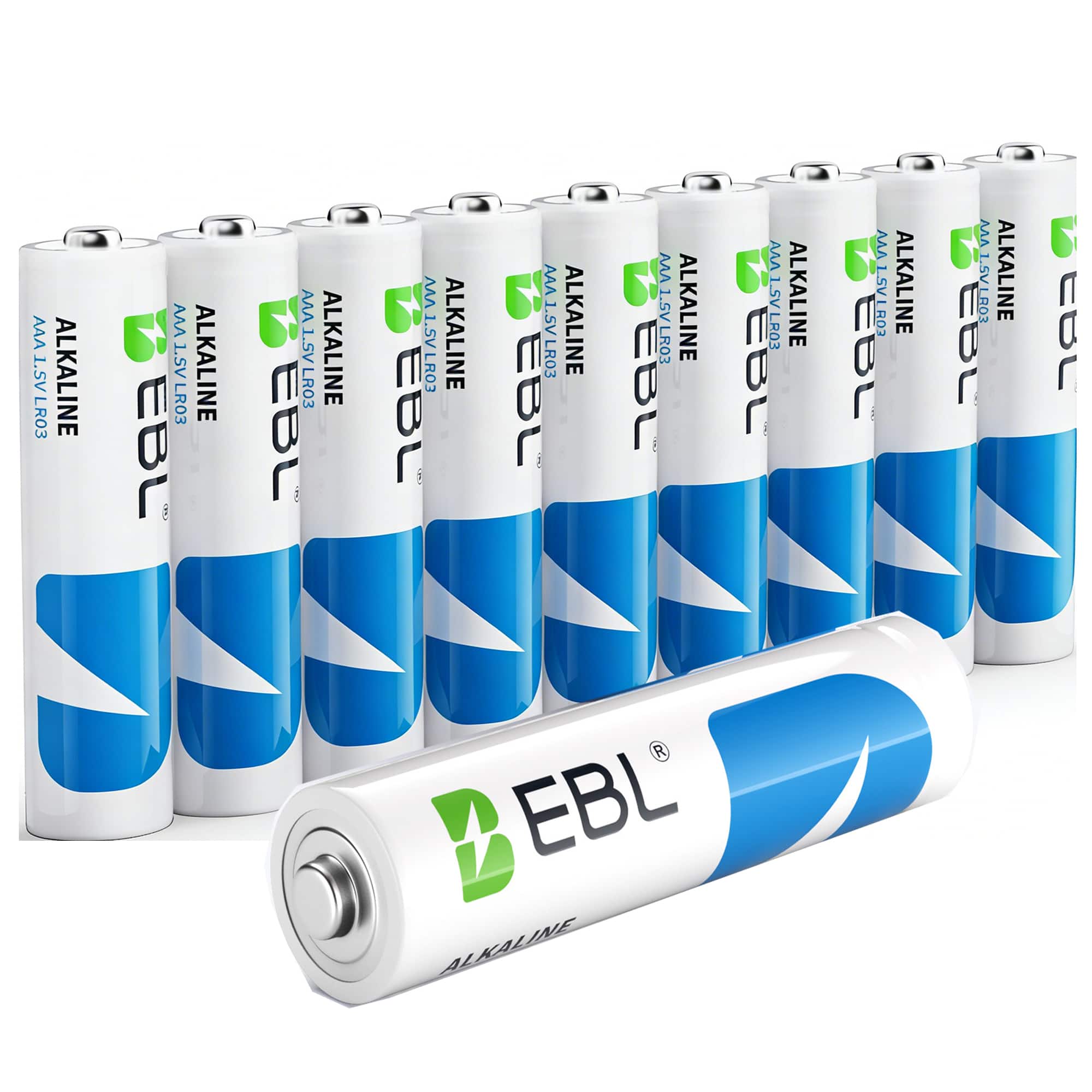 EBL - Ultra High Capacity Energy AAA Batteries 1.5V Triple A Alkaline Battery 10 Years Shelf Life 0 Leakage Safe No Hg No Cd.