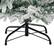 Alt View 21. Costway - 4.5 FT Pre-Lit Snow Flocked Christmas Tree Hinged Xmas Tree with 8 Modes 160 Lights - Green/White.