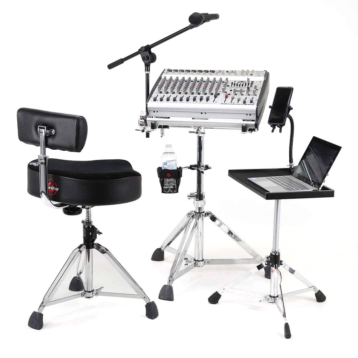 Angle. Gibraltar Hardware - Multi Use Extra Heavy Tripod Stand, Heavy Duty and Adjustable, Perfect for Standing Gigs, Drum Hardware.