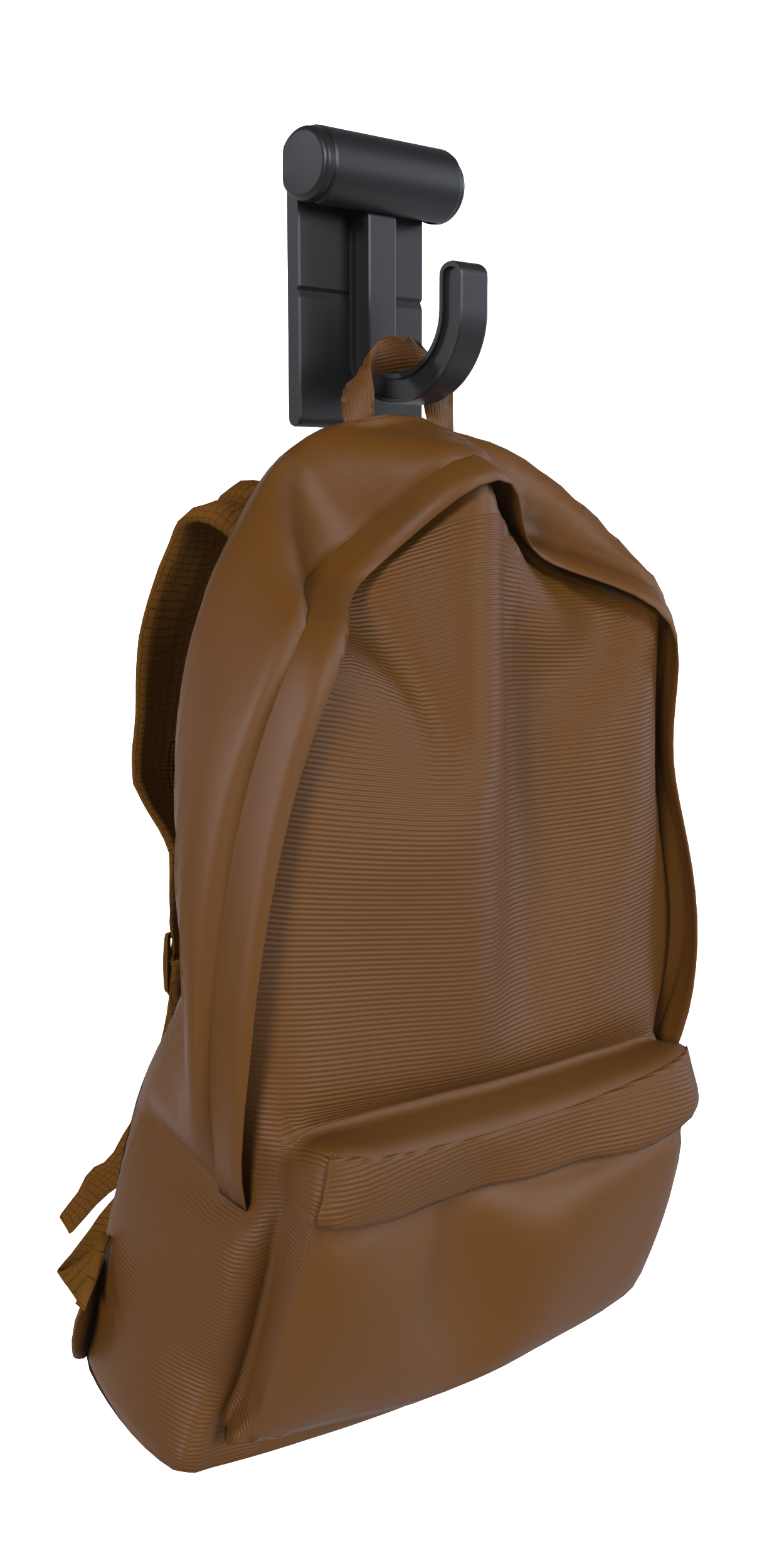 Left. Hang It Simple - Hang It Simple Wall Mounted Universal Storage Hanger - Adjustable, Durable, Versatile 2” BL - Black.