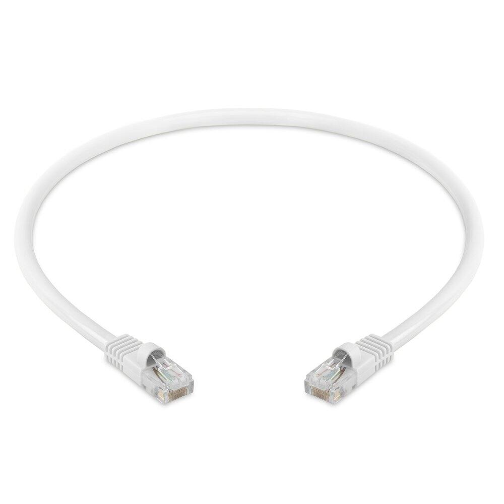 Angle. Cmple.com - Cmple - 5 Pack Cat5e Ethernet Cable 5 ft, Router Patch Cord, Internet Cat5 Cables, RJ45, LAN Network Wire - White - White.