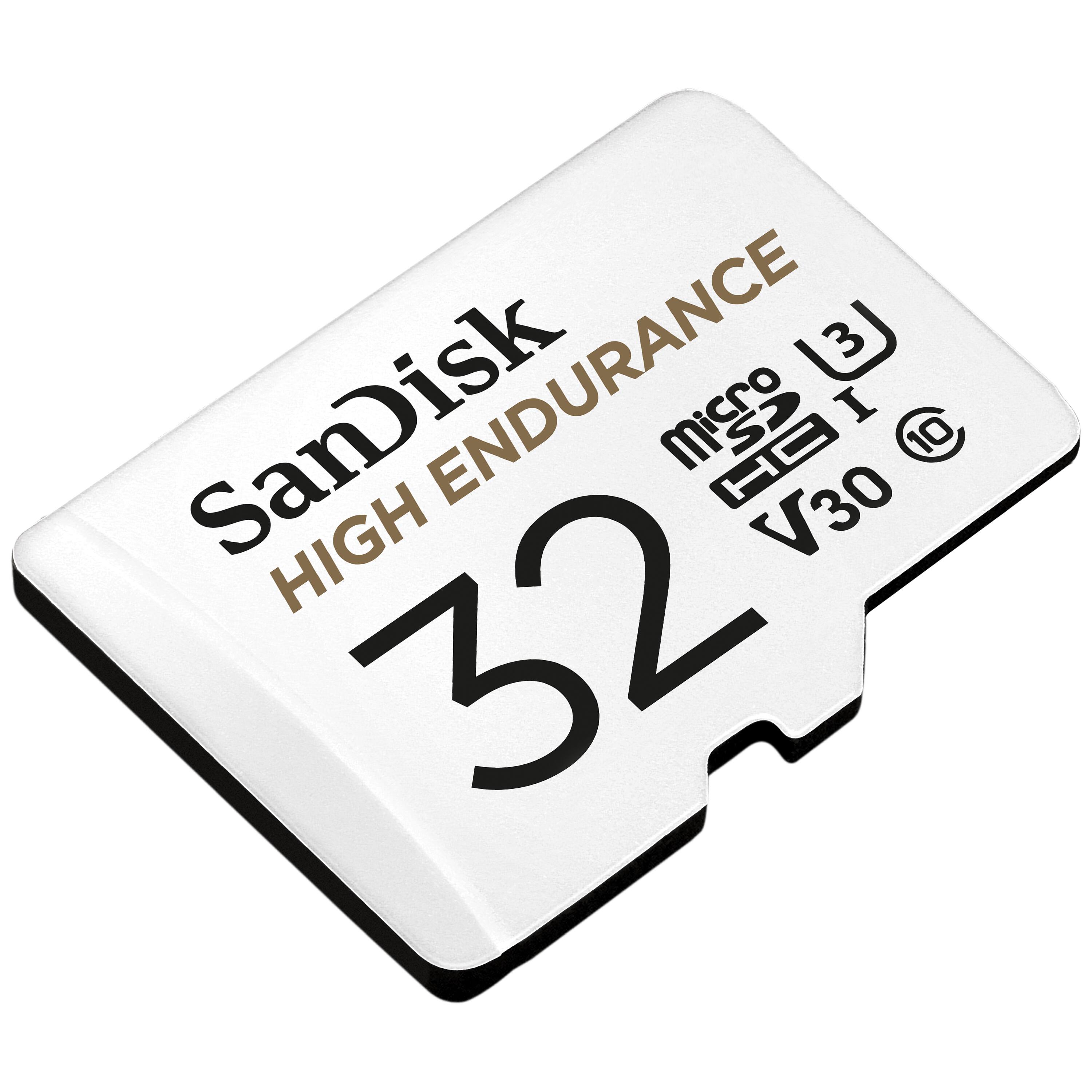 SanDisk HIGH ENDURANCE  
32GB  
microSDHC I  
UHS-I  
V30