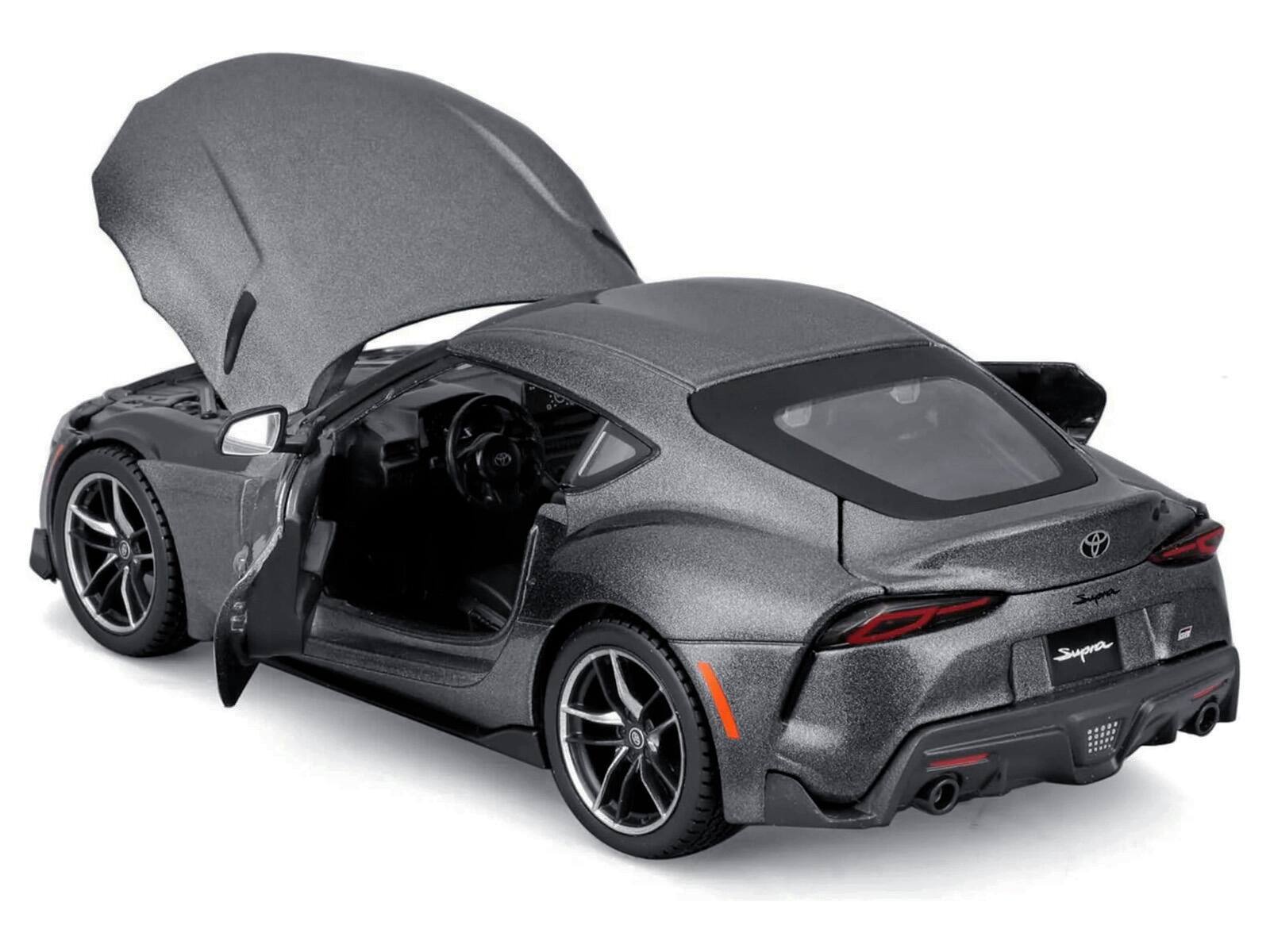 Alt View 3. Maisto - Toyota GR Supra Gray Metallic "Special Edition" Series 1/24 Diecast Model Car by Maisto.