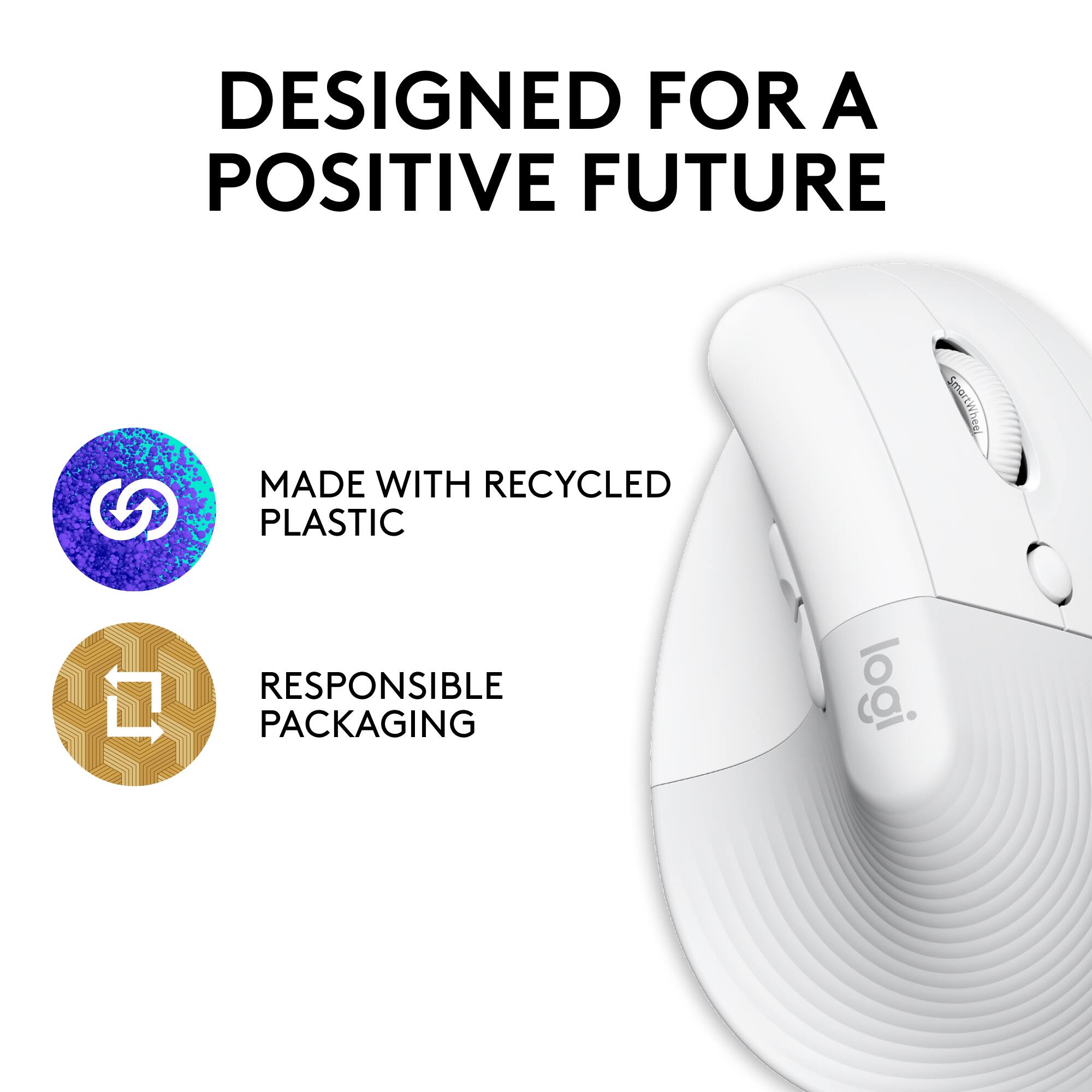 Designed for a Positive Future. Made with Recycled Plastic. Responsible Packaging.