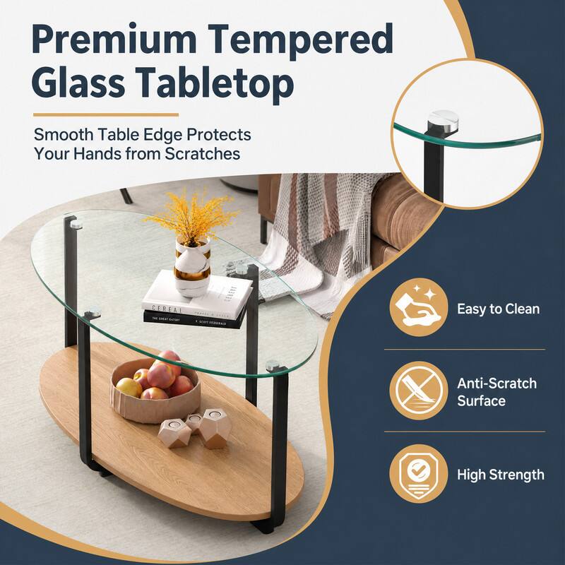 Premium Tempered Glass Tabletop  
Smooth Table Edge Protects Your Hands from Scratches  

CEREAL with  
CEREAL  

Easy to Clean  
Anti-Scratch Surface  
High Strength