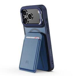 BASELINE - InFrame MagSafe Case with Kickstand + MagStash Wallet Folio for Apple iPhone 17 Pro Max - Cobalt / - Blue