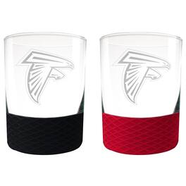 Great American Products - Atlanta Falcons 14oz. Commissioner Rocks Glass Two-Piece Set - Multicolor