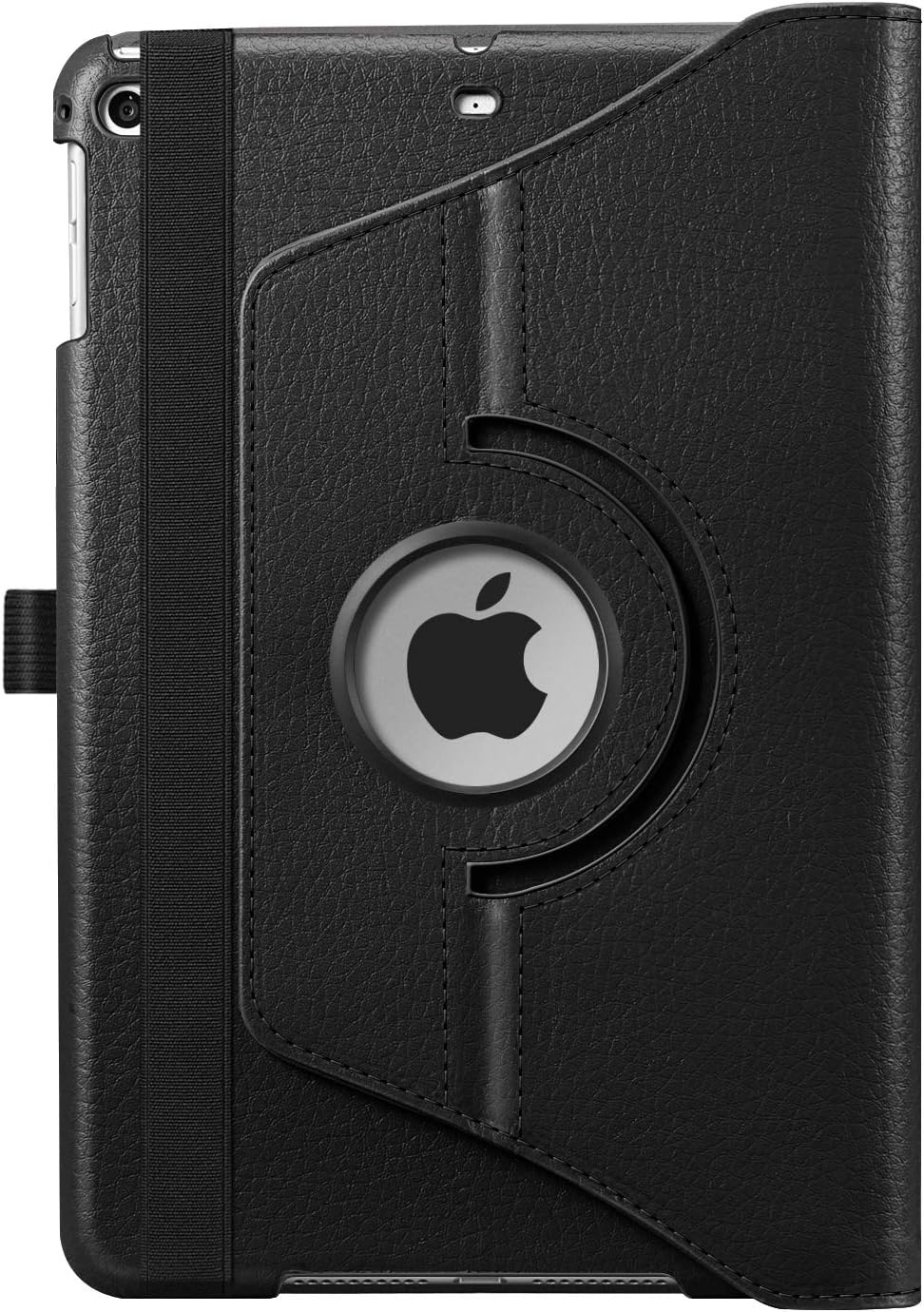 Alt View 4. Fintie - Rotating Case for iPad mini 5th Generation 7.9 inch/ iPad mini 4 (7.9 Inch) 360° Swivel Stand Shockproof Cover - Black.