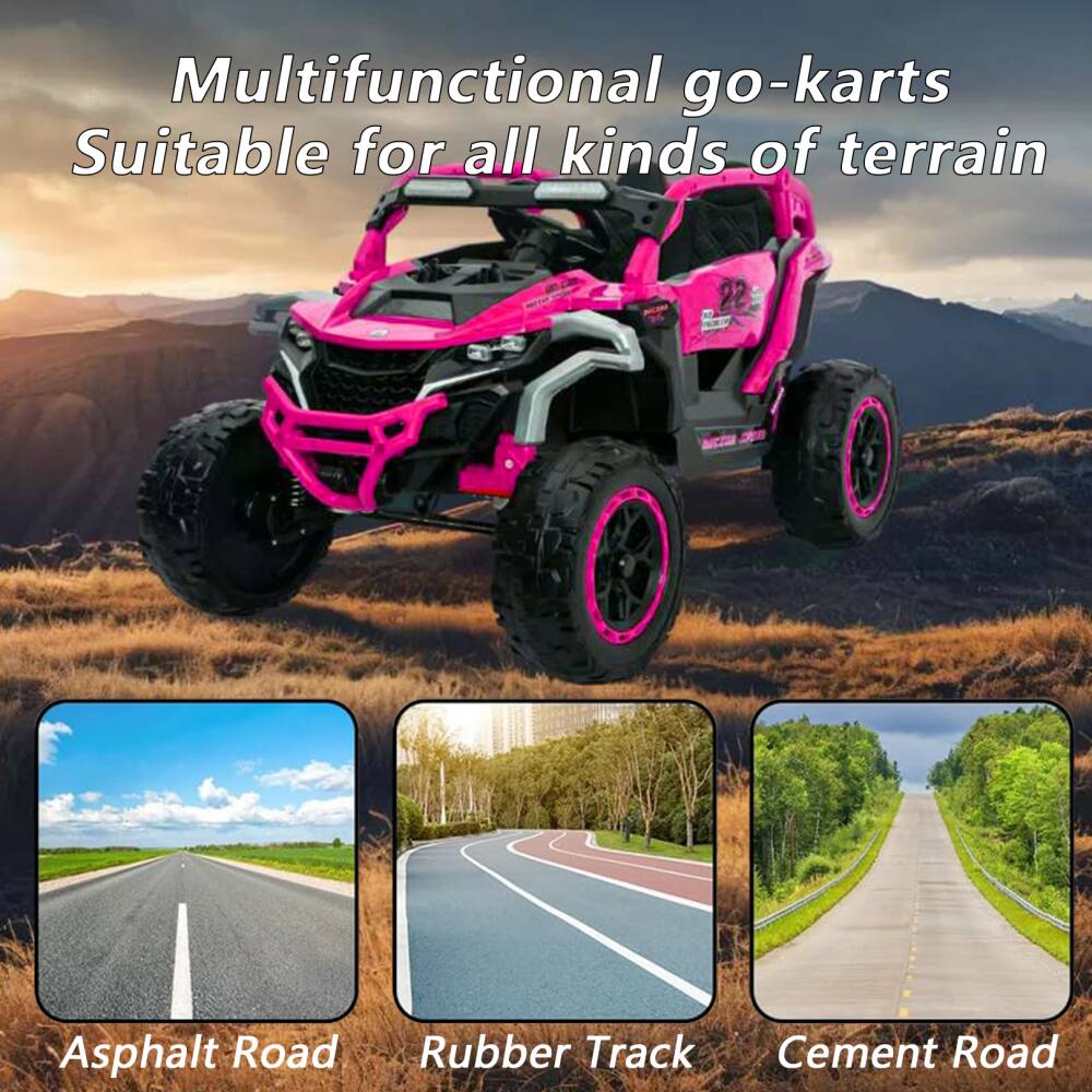 Multifunctional go-karts  
Suitable for all kinds of terrain  

Asphalt Road  
Rubber Track  
Cement Road