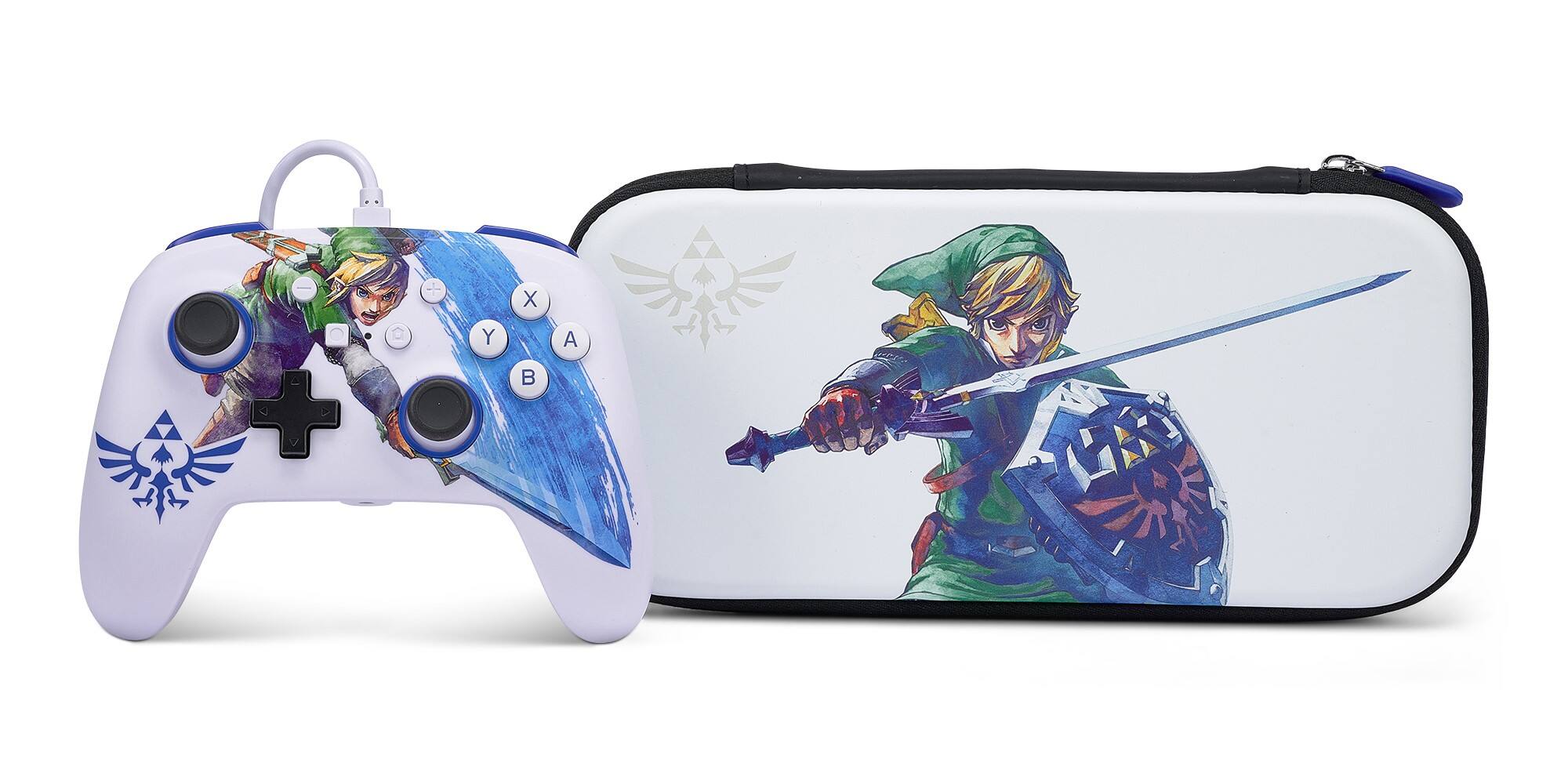 Alt View Zoom 20. PowerA - Slim Case for Nintendo Switch - OLED Model, Nintendo Switch or Nintendo Switch Lite - Master Sword Defense.