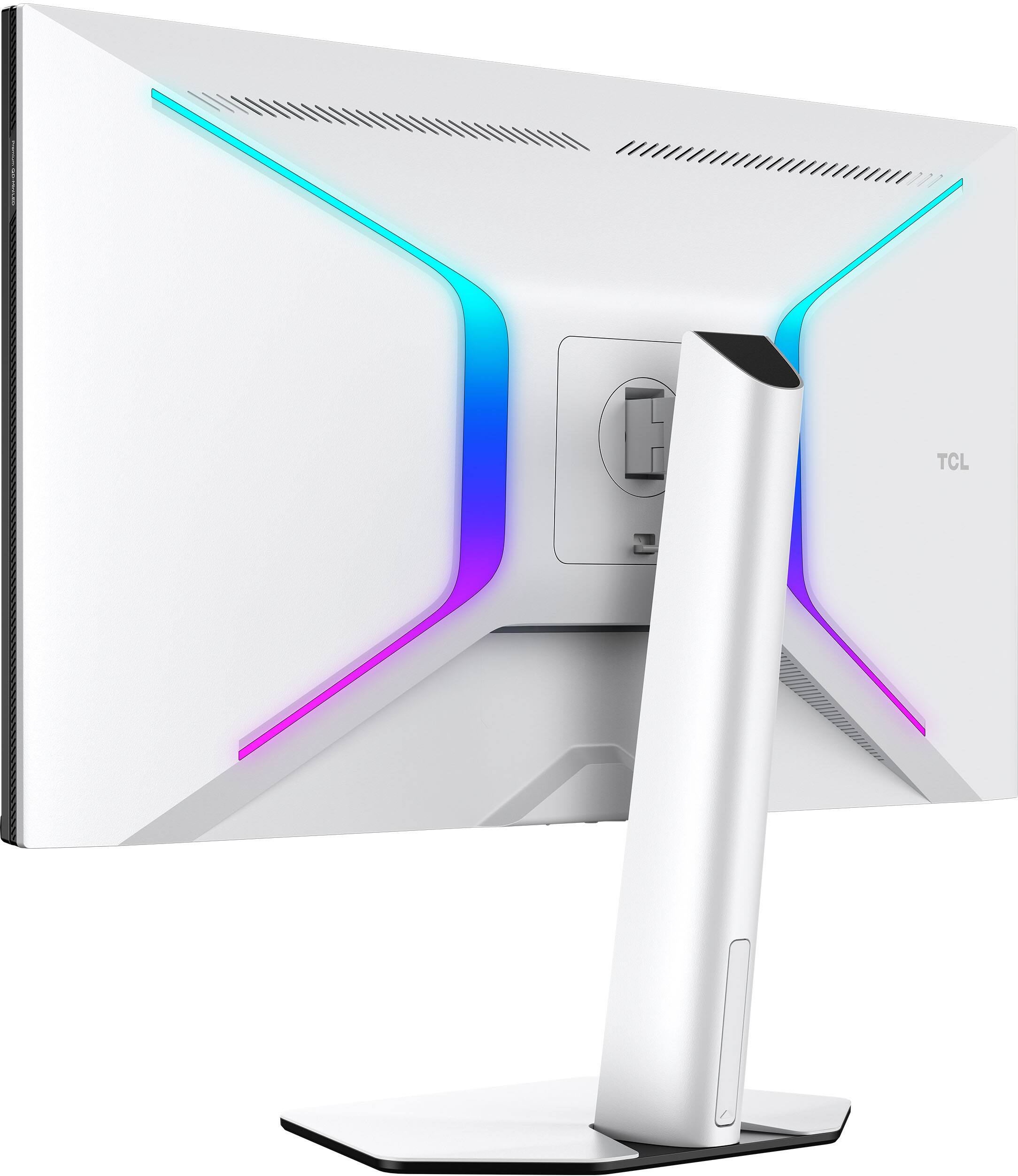 Alt View 23. TCL - 32" R84 Series 4K UHD HDR QD-Mini LED Gaming Monitor - Black and White.