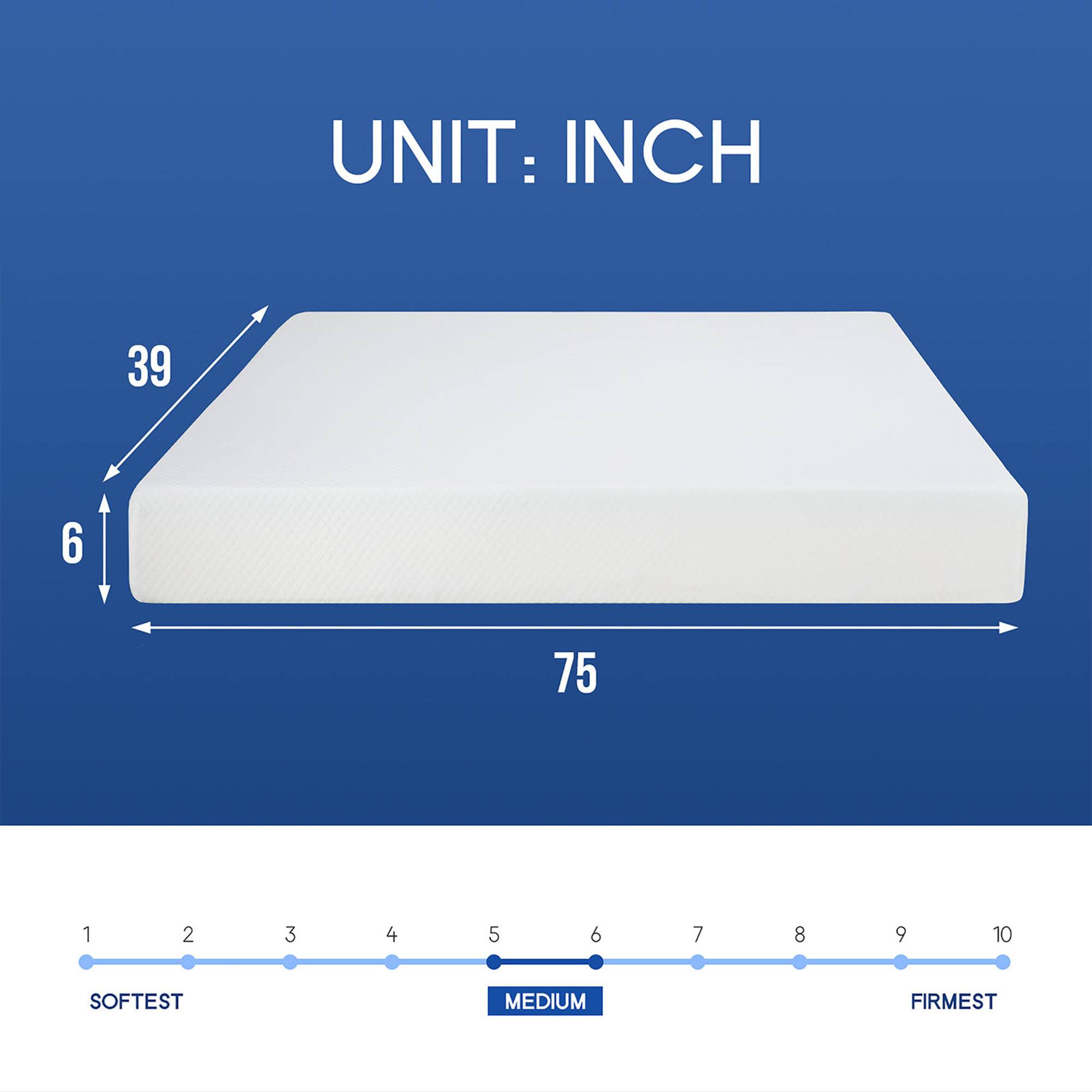 UNIT: INCH

39  
6  
75

SOFTEST MEDIUM FIRMEST