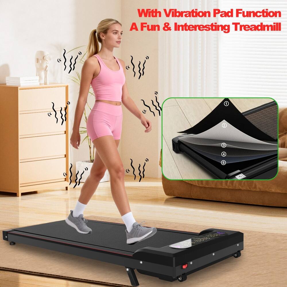 With Vibration Pad Function  
A Fun & Interesting Treadmill