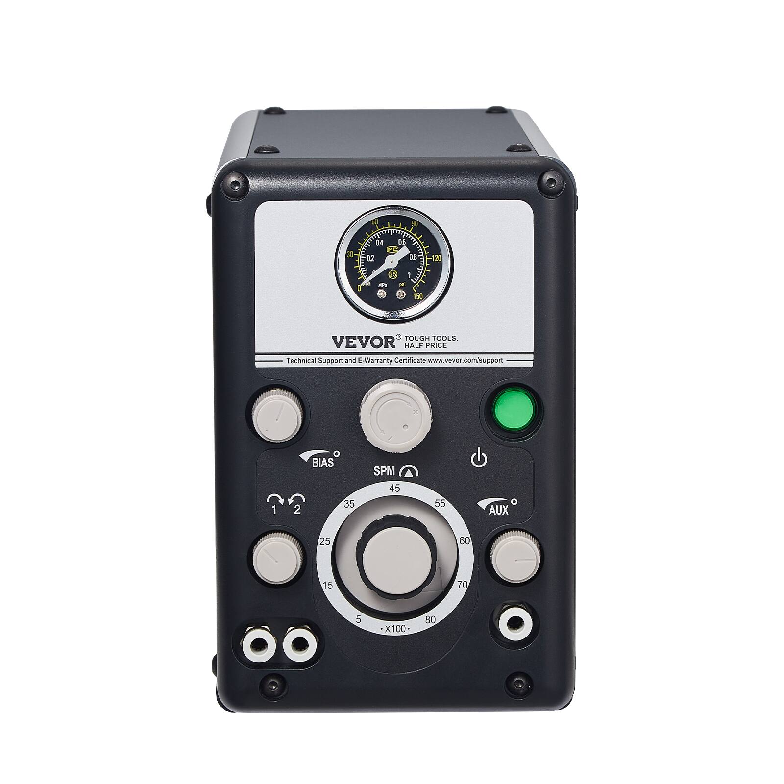 04 E F 20 08 1 o 3 1 a d 150 2 TOUGH TOOLS VEVOR HALF PRICE Technical Support and E-Warranty Certificate www.vevor.com/support x 1 2 BIAS 35 SPM 45 55 O AUX 25 60 15 70 5 X100 80

VEVOR  
TOUGH TOOLS.  
HALF PRICE  
Technical Support and E-Warranty Certificate www.vevor.com/support