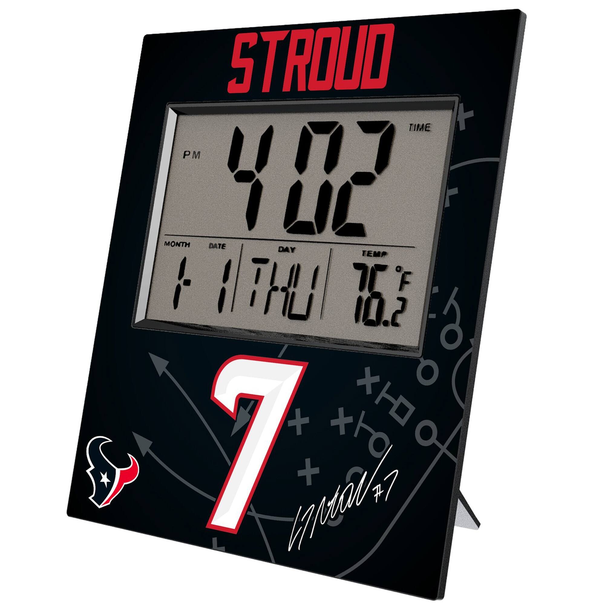 STROUD

TIME: 4:02 PM

MONTH: 1
DATE: 11
DAY: THU
TEMP: 76°F

7
Victor #7