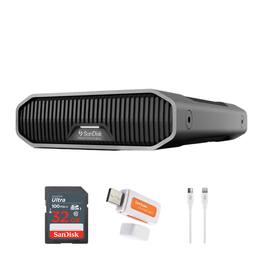 SanDisk Professional - 8TB G-DRIVE Desktop Hard Drive w/Memory Card Bundle