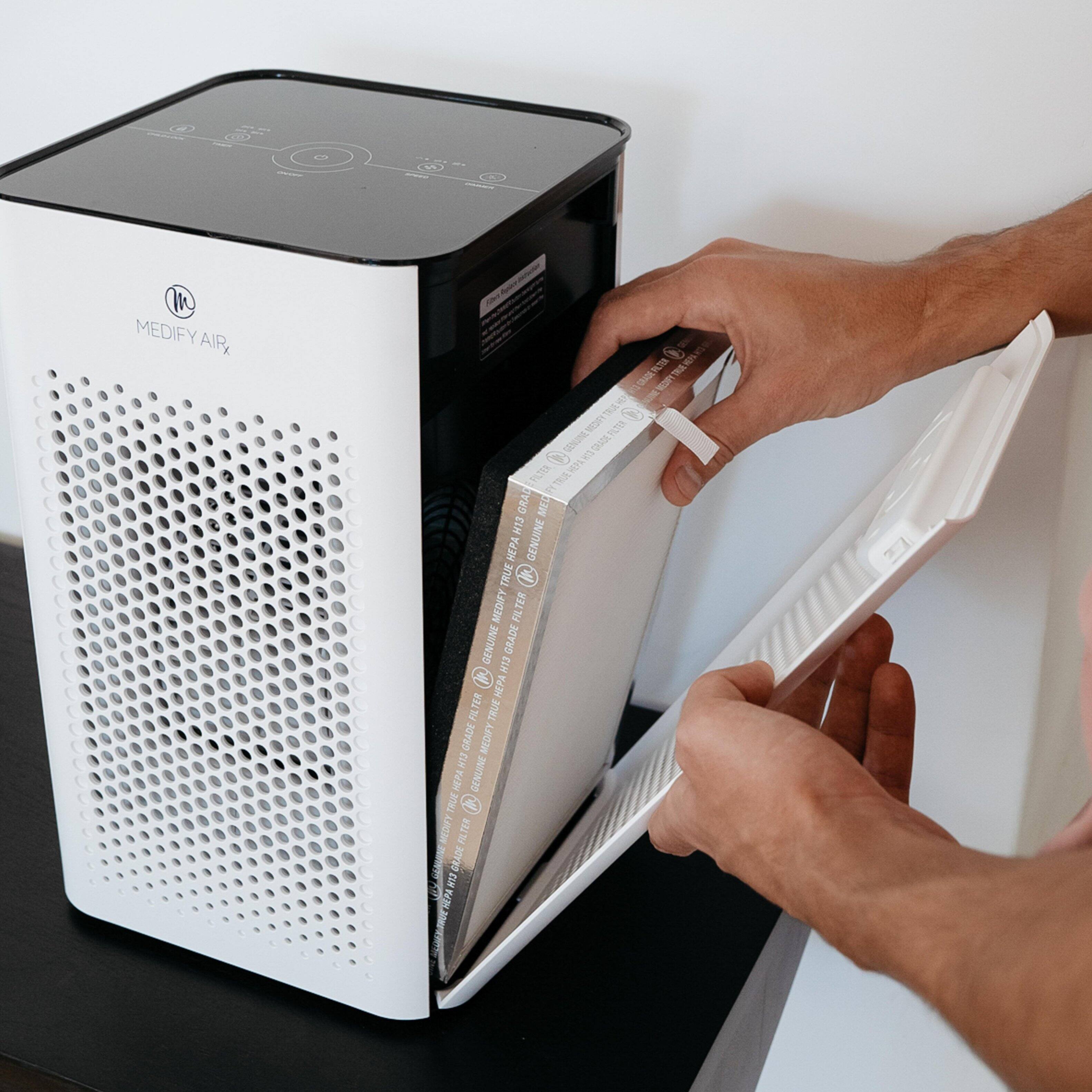 Alt View 12. Medify Air - Medify True HEPA H13 Replacement Filter for MA-25 - Silver.