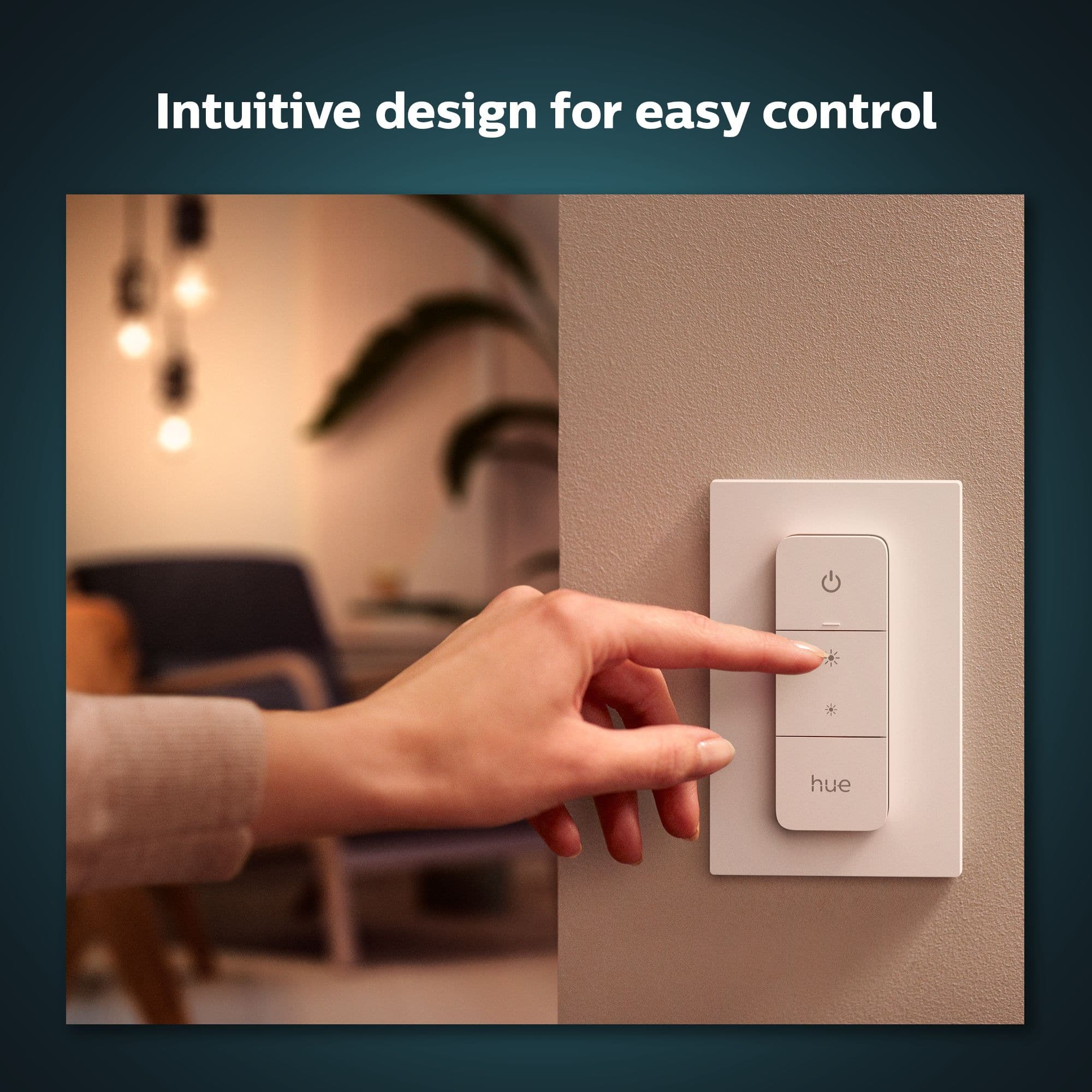 Intuitive design for easy control hue
