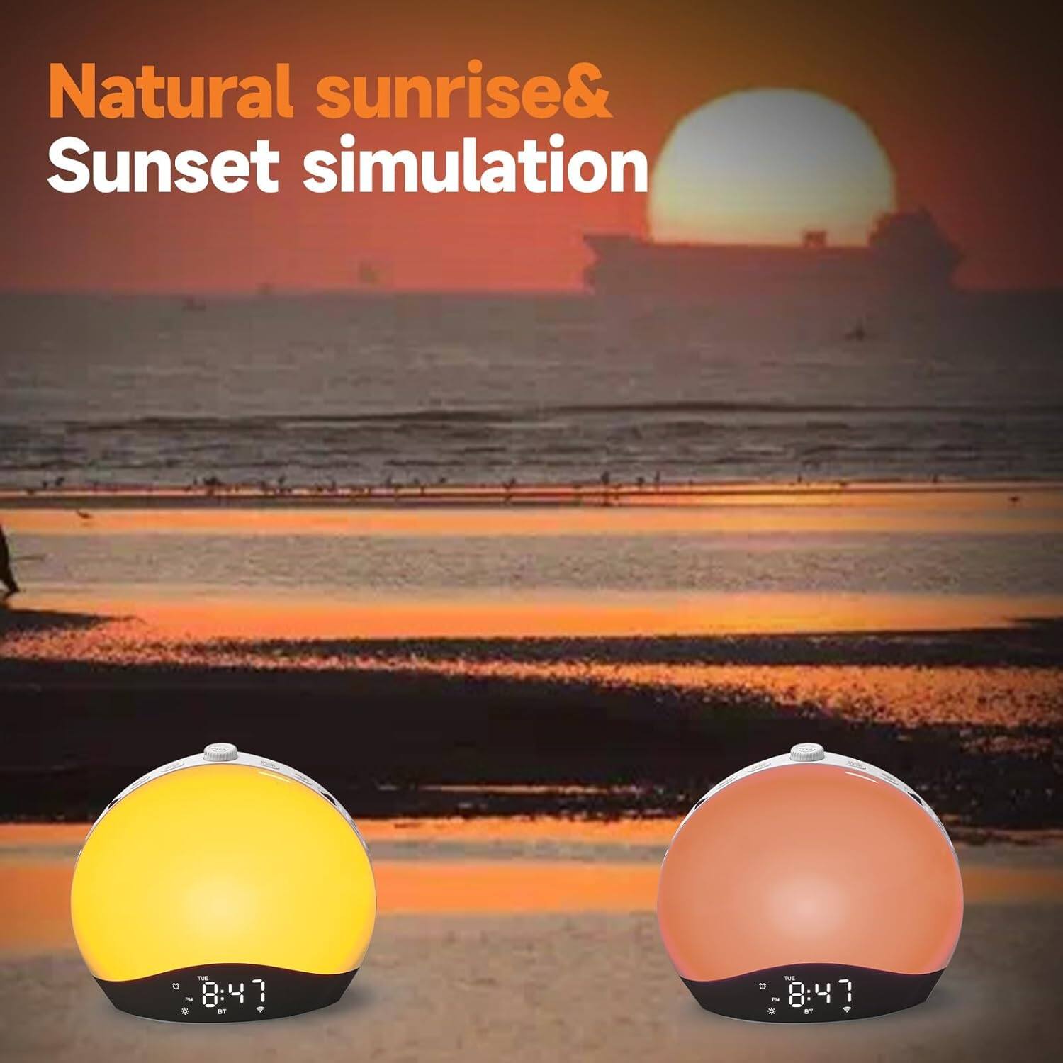Natural sunrise & Sunset simulation