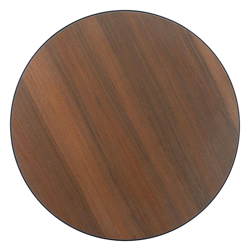 Alt View 2. Hivvago - Gazebo Dining Table Walnut - Walnut.