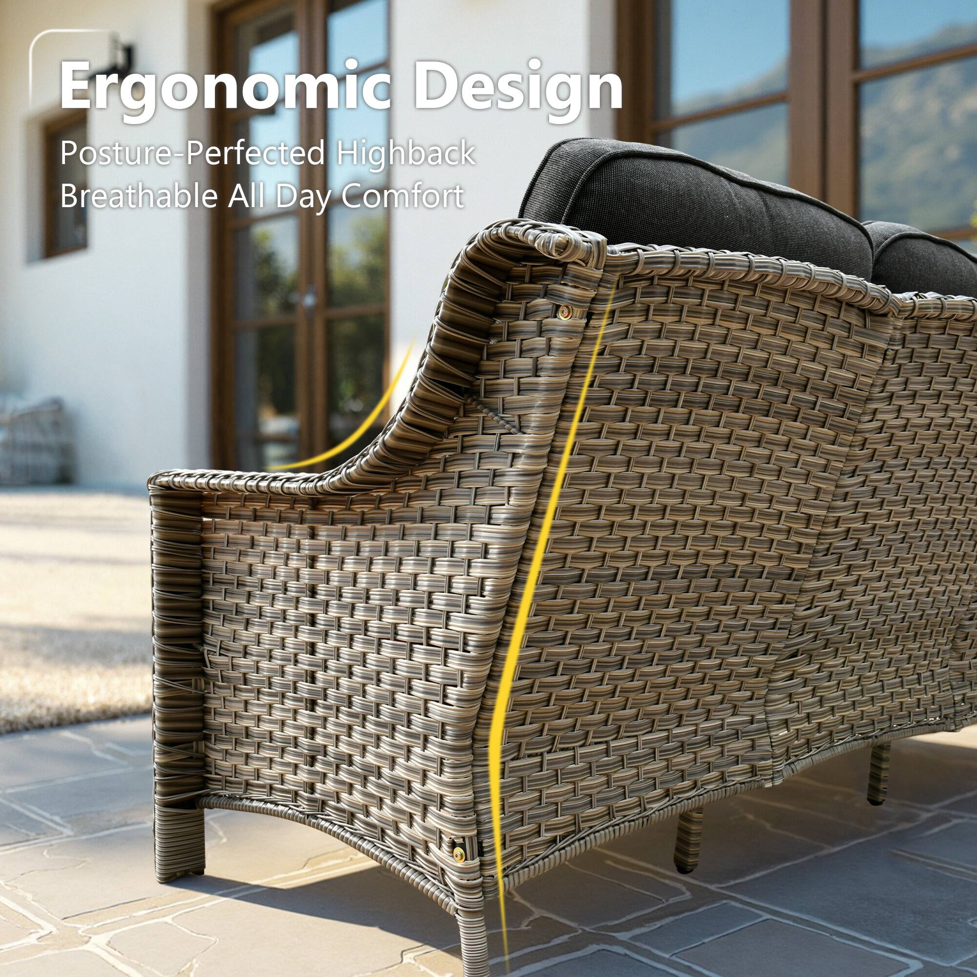 Ergonomic Design  
Posture-Perfected Highback  
Breathable All Day Comfort