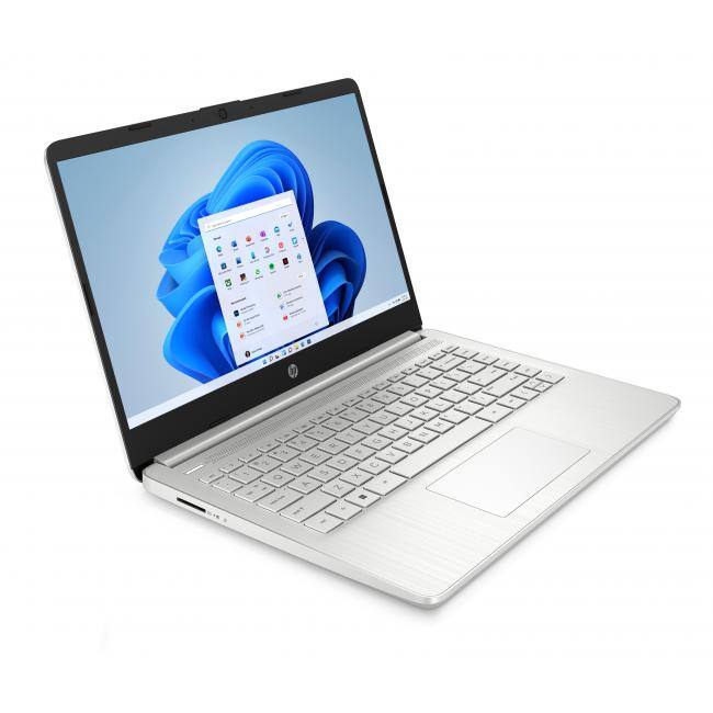 Alt View 1. HP - HP 14" HD Notebook Intel Pentium Silver N6000 4GB RAM 64GB eMMC Natural Silver - Intel Pentium Silver N6000 Quad-core - - Natural Silver.
