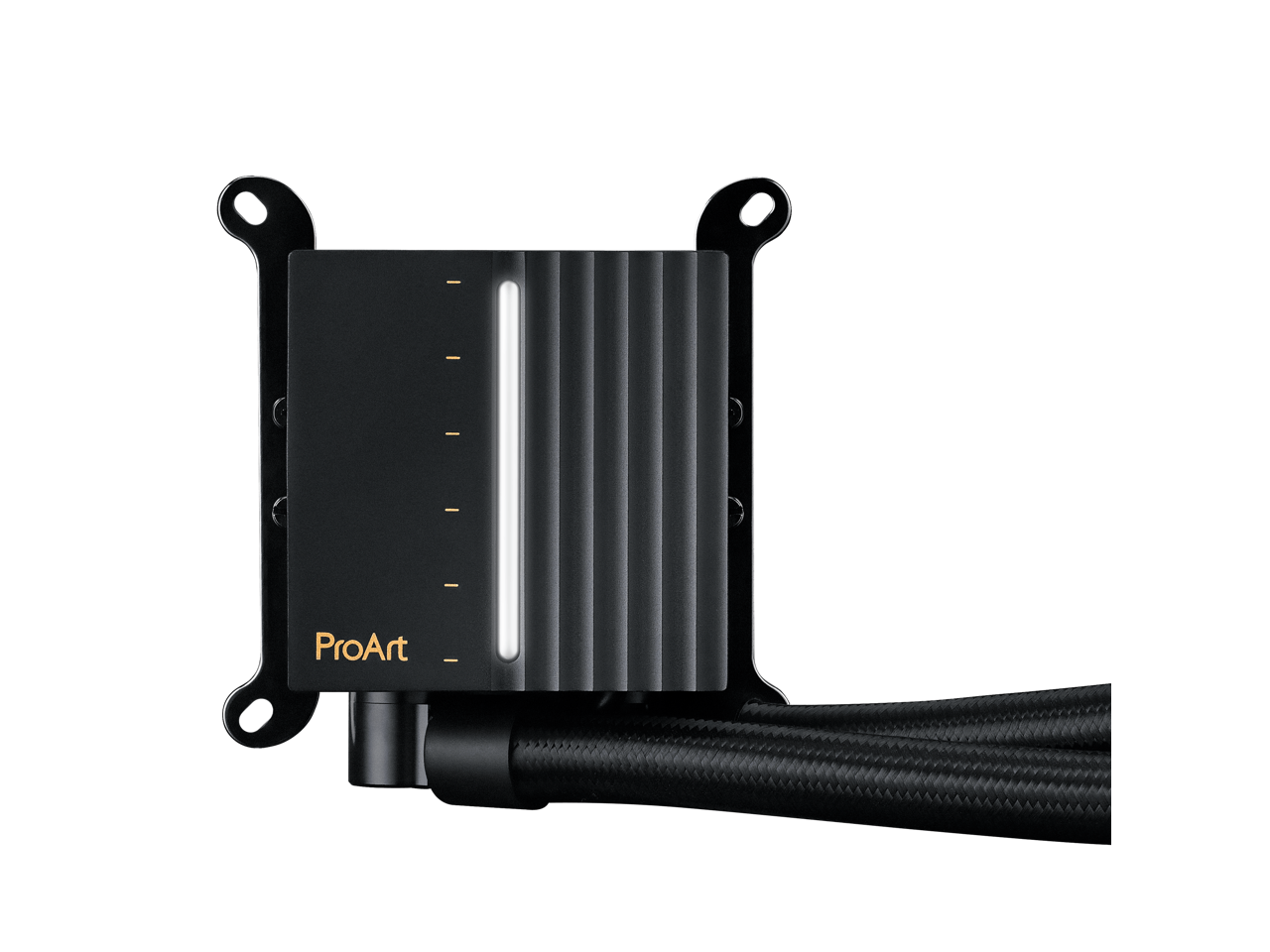 Alt View 2. ASUS - ASUS ProArt LC 420 AIO CPU Cooler with Illuminated Meter & Noctua 140mm Fans - LGA 1851/1700, AM5/AM4 - Black.