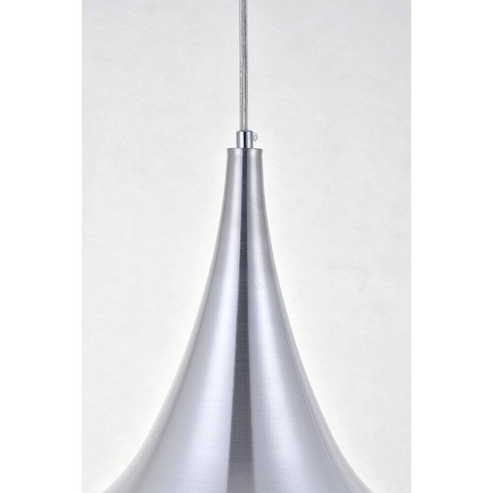 Alt View 1. Living District - Circa 1 Light Burnished Nickel Pendant - Burnished Nickel.