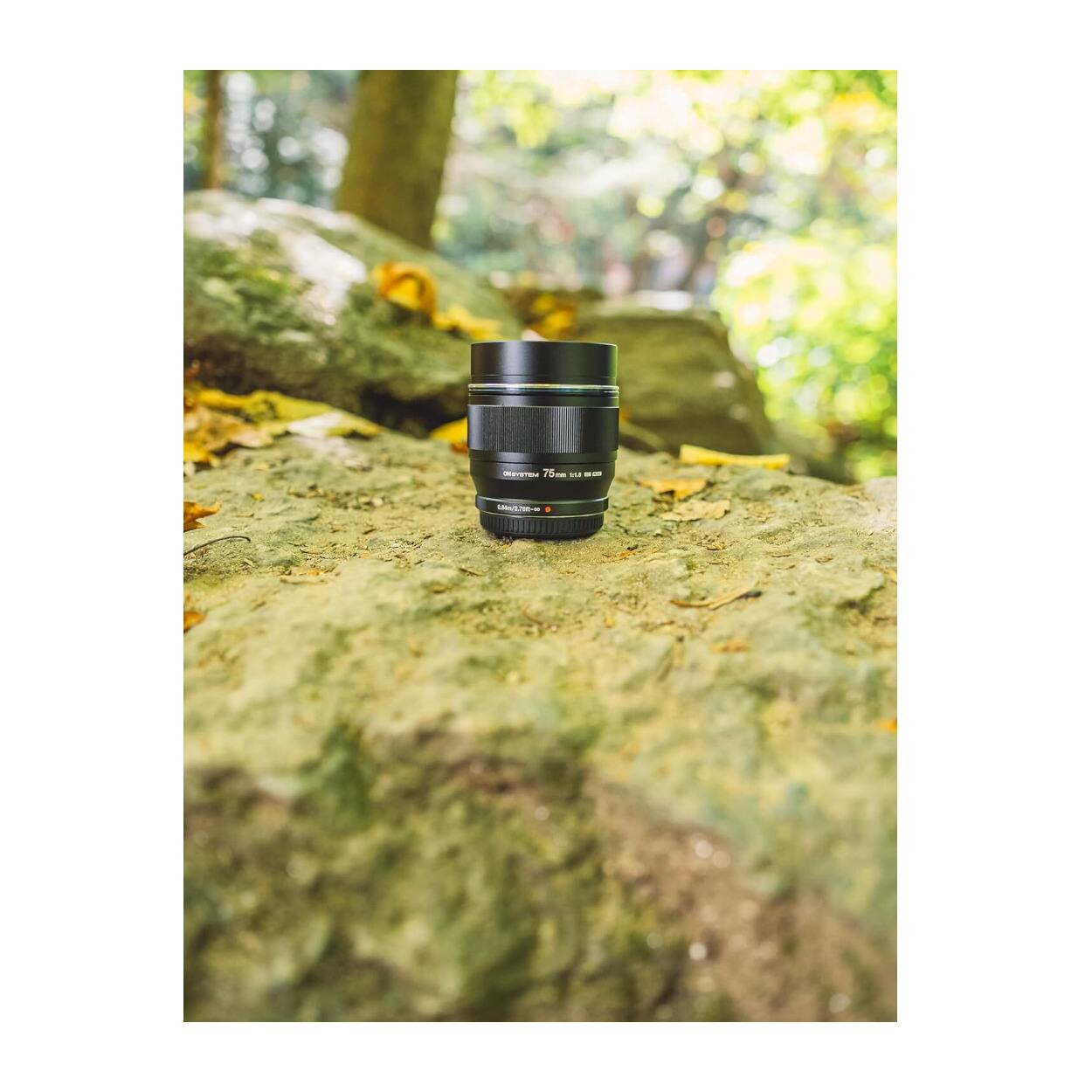 Left. OM System - OM System M.Zuiko Digital ED 75mm f/1.8 Lens for Micro Four Thirds Cameras.