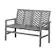 Left. Walker Edison - Patio Outdoor Windsor Acacia Wood Garden Bench - Grey Wash.