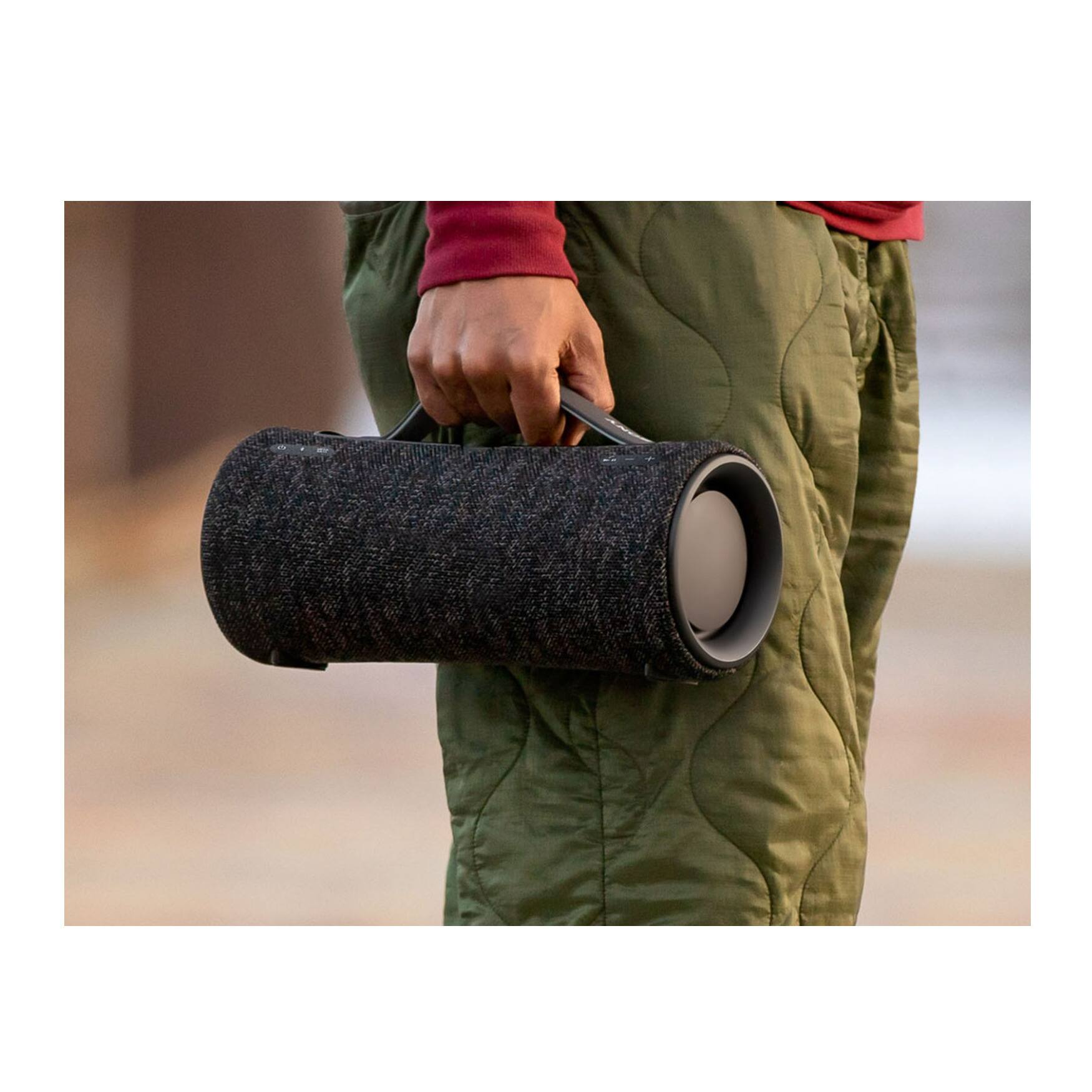 Angle. Sony - Sony SRS-XG300 X-Series Wireless Portable Bluetooth Party Speaker (Black) Bundle - Black.