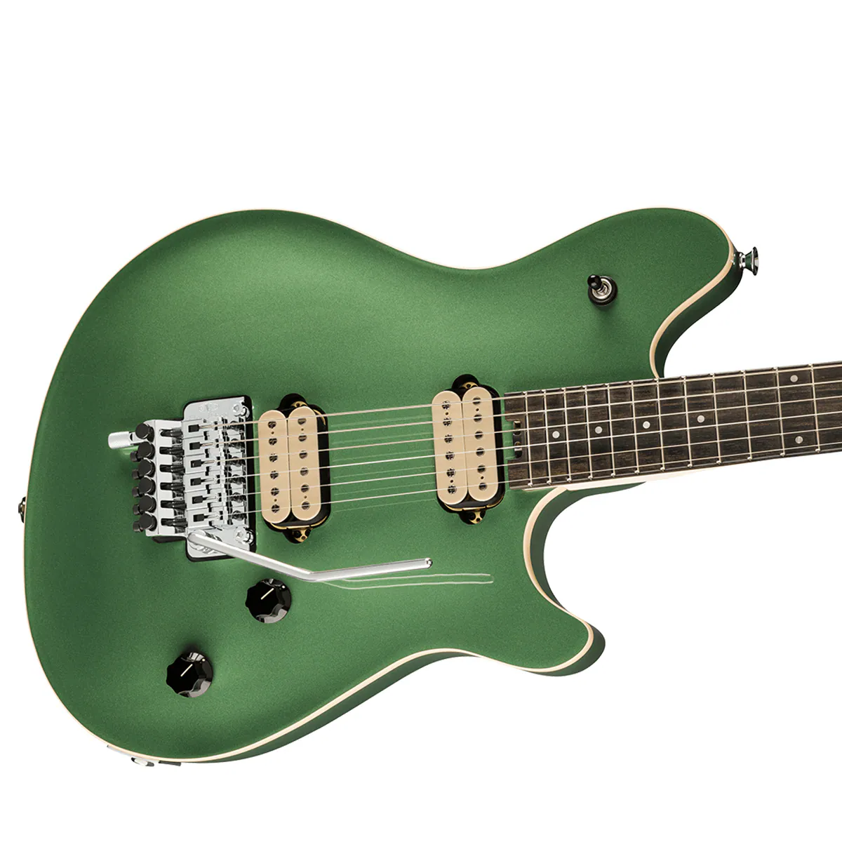 Alt View 3. EVH - EVH Wolfgang Special Electric Guitar, Ebony Fingerboard, Pelham Green.