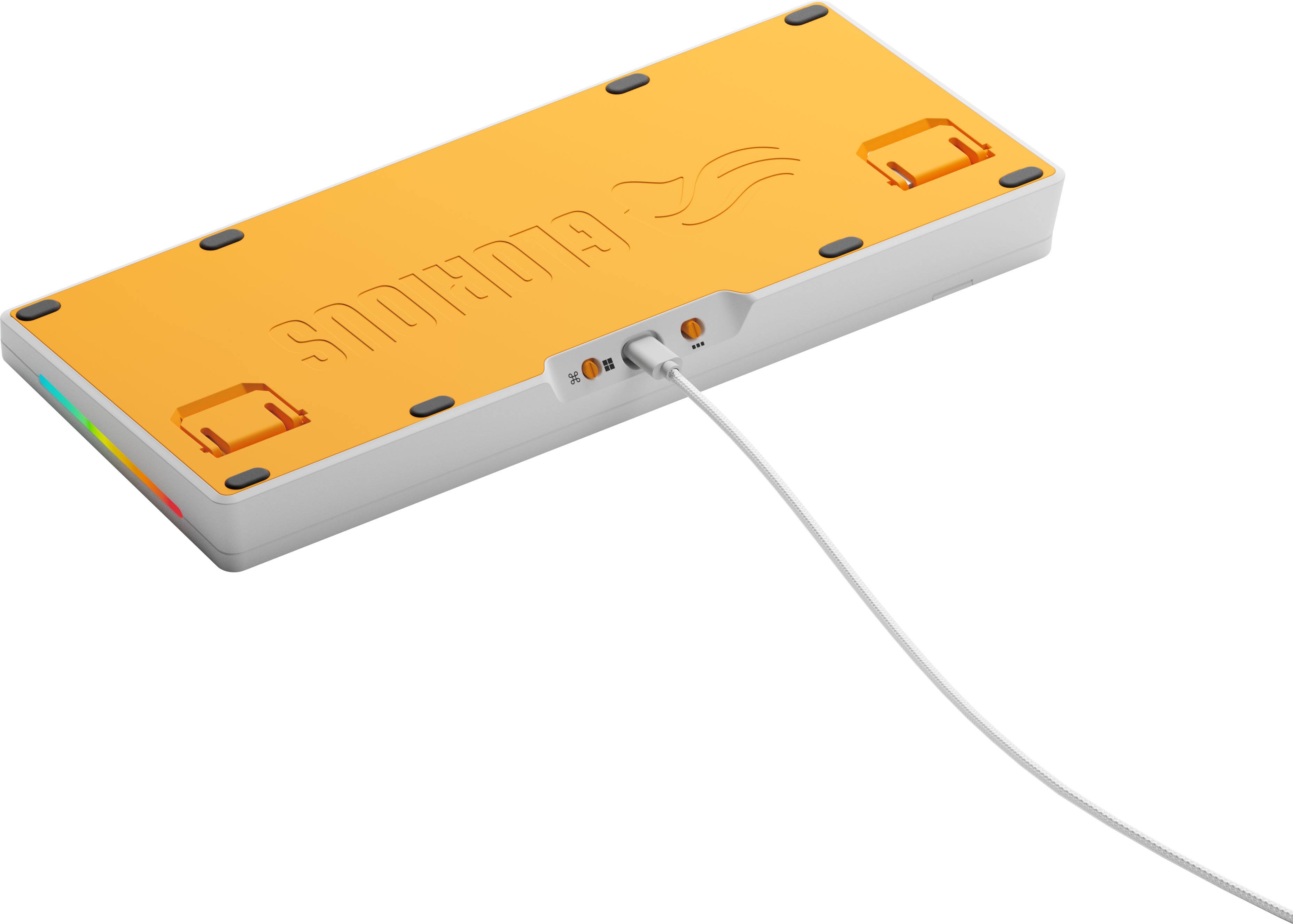 Alt View 11. Glorious - GMMK 3 HE 75% Wired Hall-Effect Linear Switch Gaming Keyboard with Rapid Trigger and Adjustable Actuation - White.