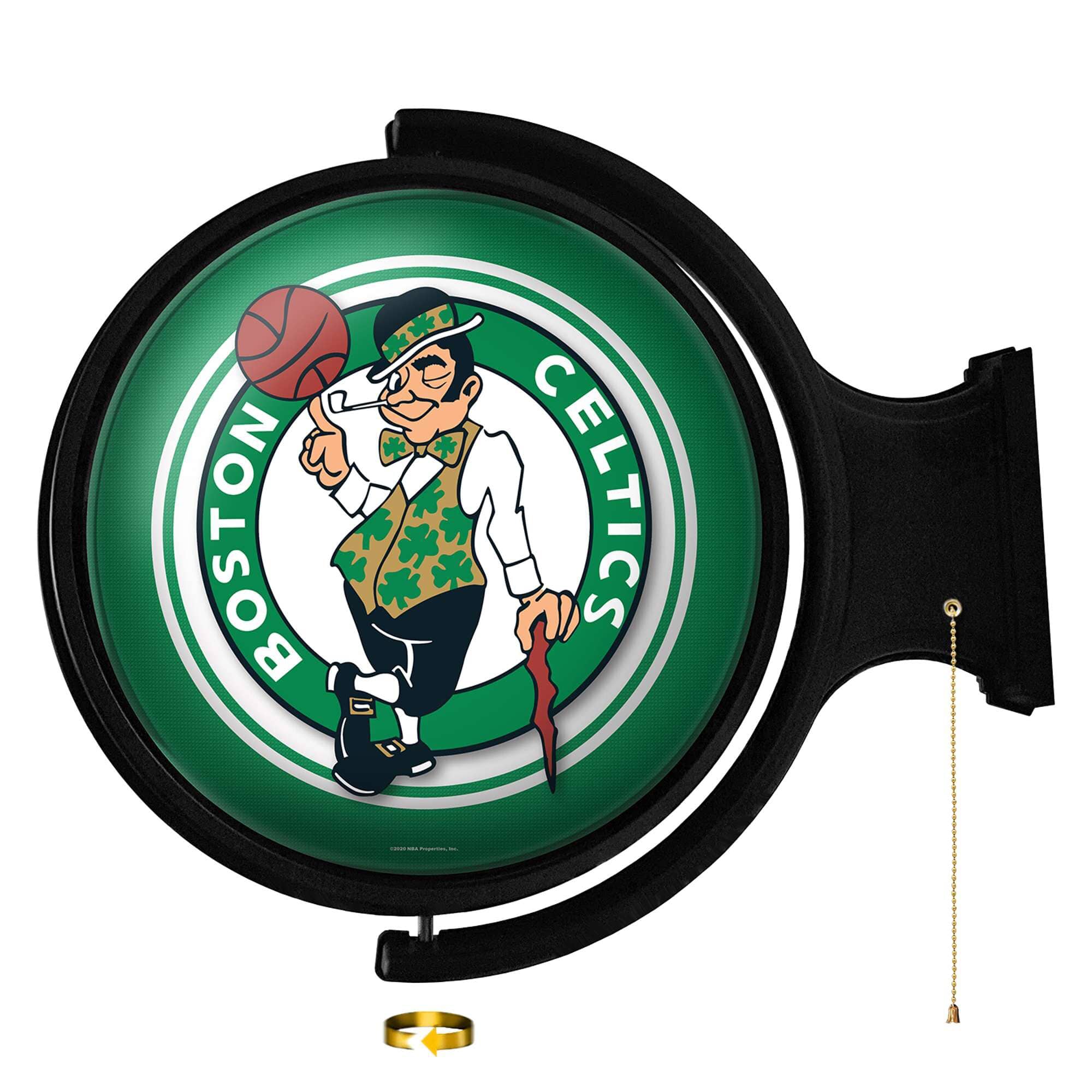 The Fan-Brand - Boston Celtics 21'' x 23'' Rotating Lighted Wall Sign - Multicolor