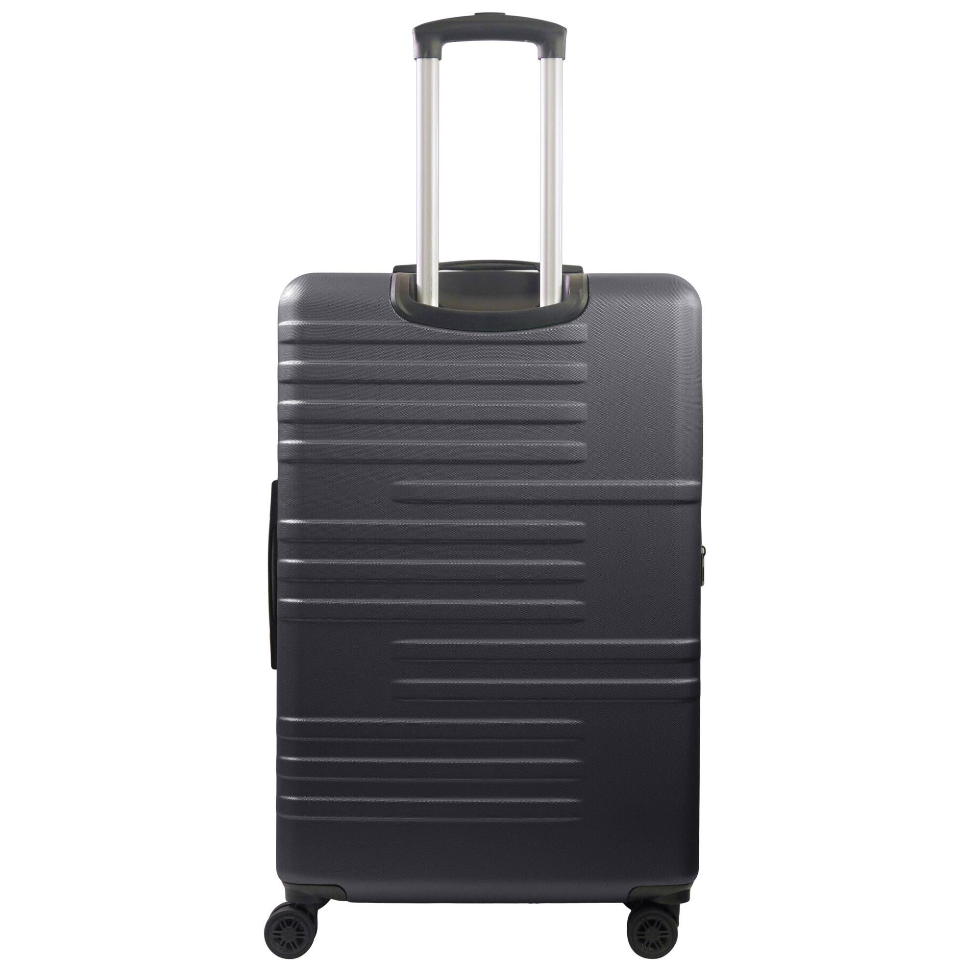 Back. American Dreamliner - 30" Hardside Luggage with Expansion - BLACK.