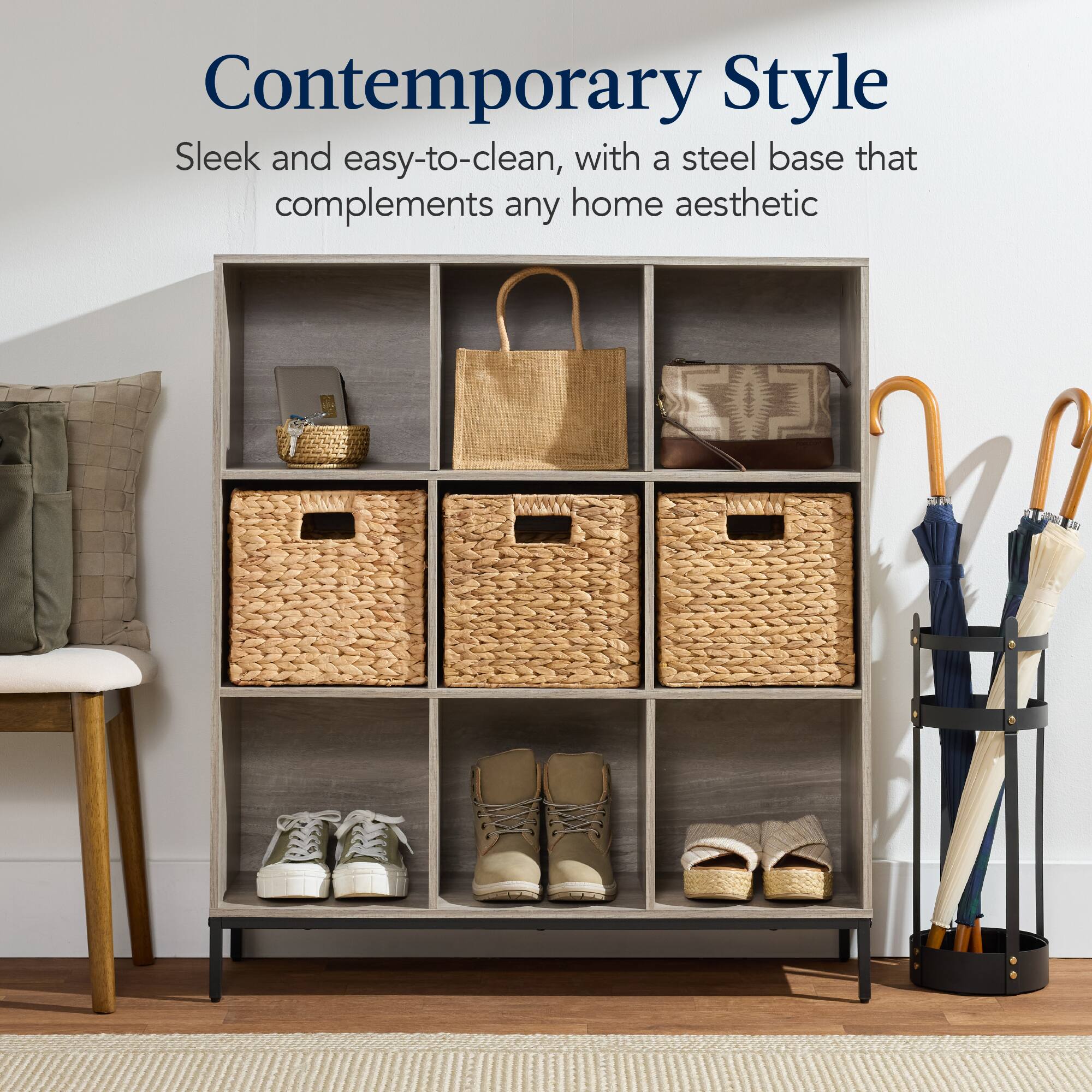 Contemporary Style

Sleek and easy-to-clean, with a steel base that complements any home aesthetic.