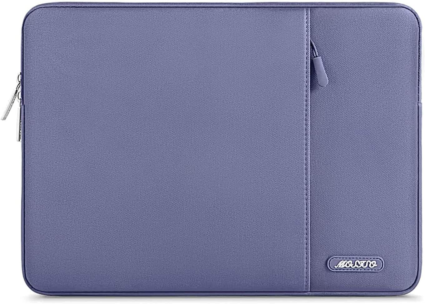 mosiso - Laptop Case 13-13.3 inch Laptop Sleeve Fit with MacBook Air/Pro 13/Pro 14 HP Dell ASUS Lenovo Sleeve Bag with Pocket - Lavender Gray