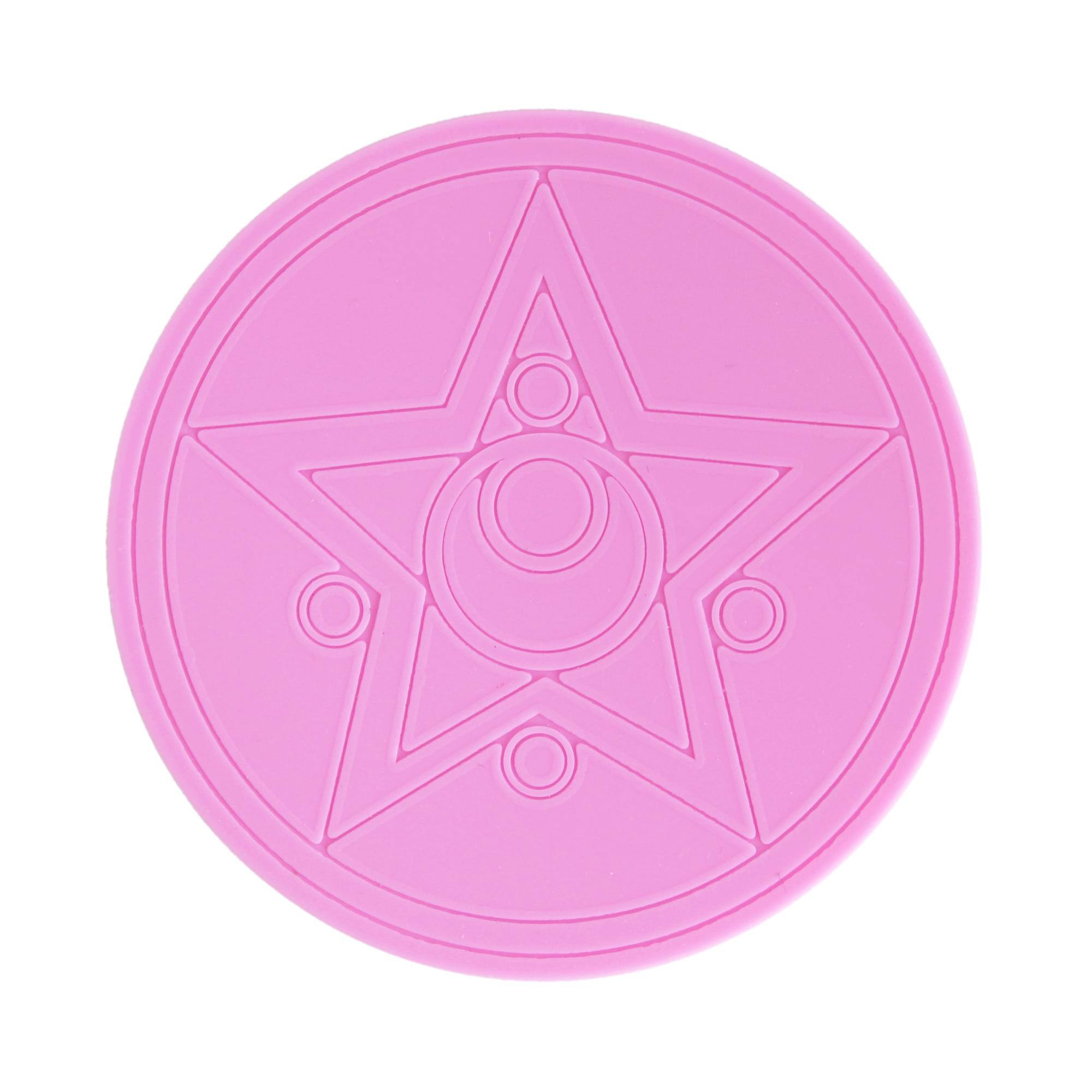 Alt View 3. Just Funky - Sailor Moon Sailor Scouts 16 Ounce Ceramic Mug with Lid - Pink.