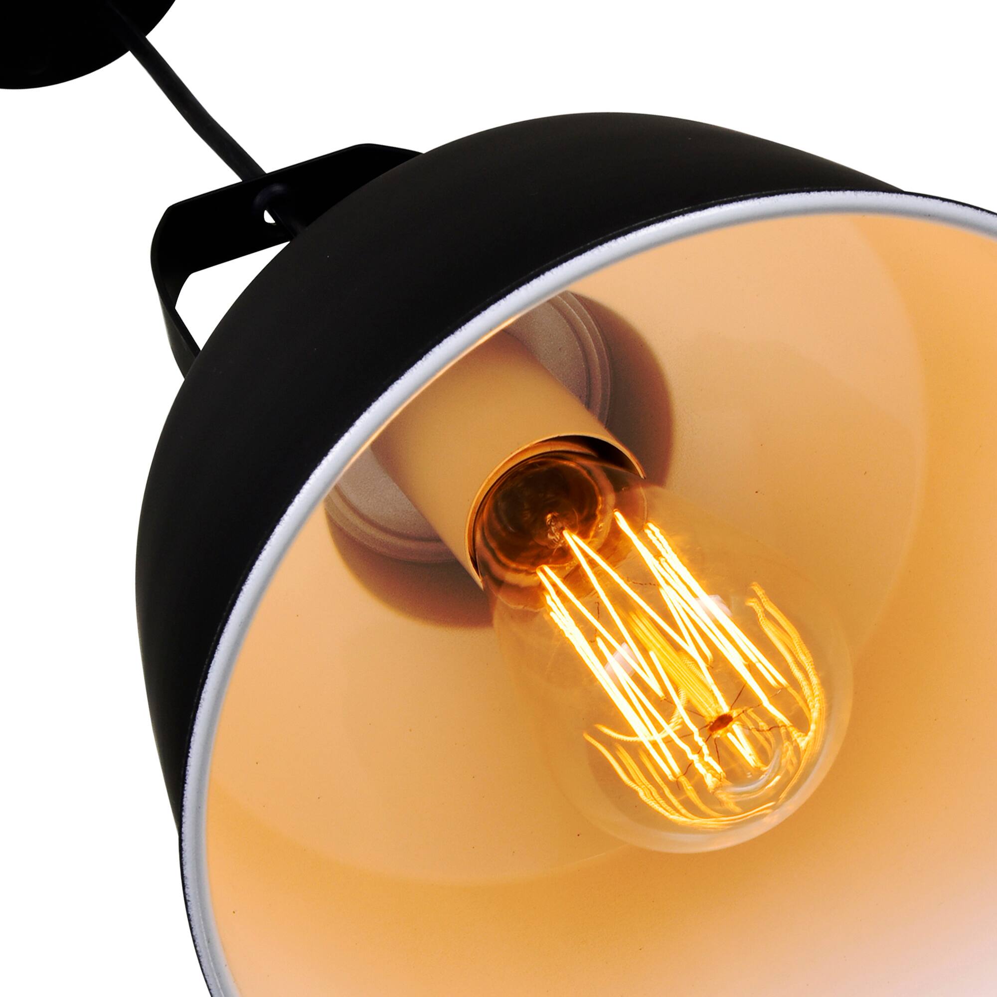 Left. CWI Lighting - Elisa 1 Light Down Pendant With Black Finish - Black.