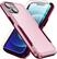 Front. Entronix - Entronix iPhone 13 Bundle - Premium Soft-Touch Dual-Layer Case with Clear Screen Protector - Pink.