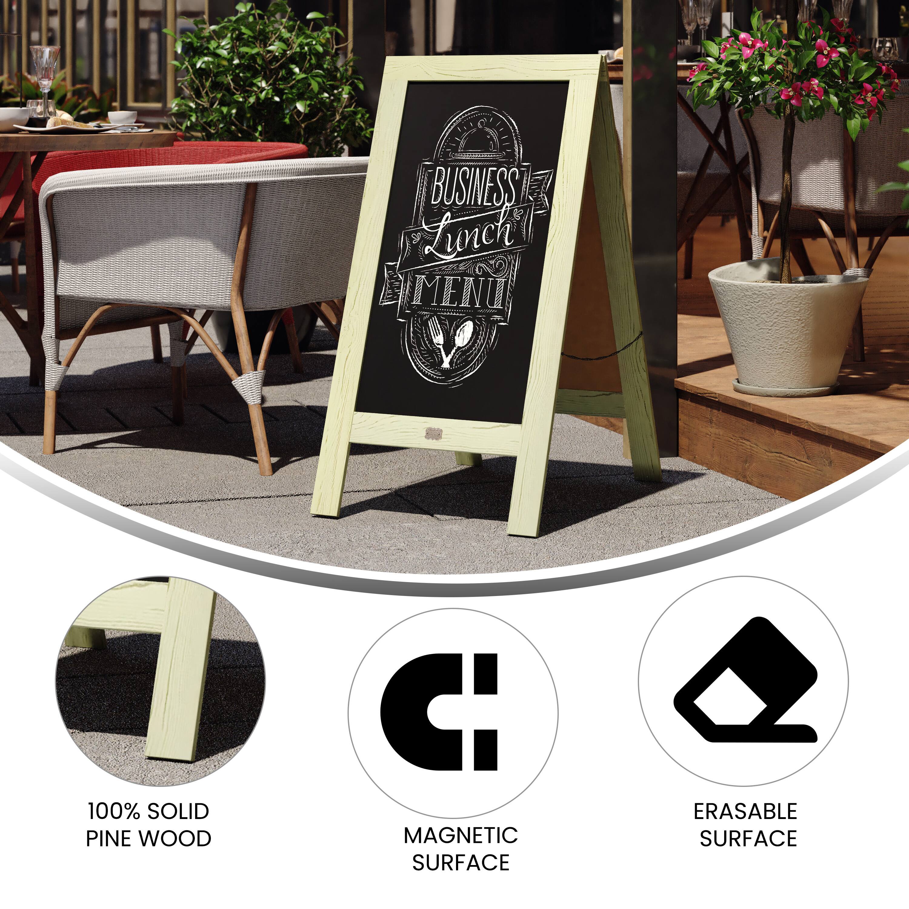 **BUSINESS Lunch MENU**

- 100% SOLID PINE WOOD
- MAGNETIC SURFACE
- ERASABLE SURFACE