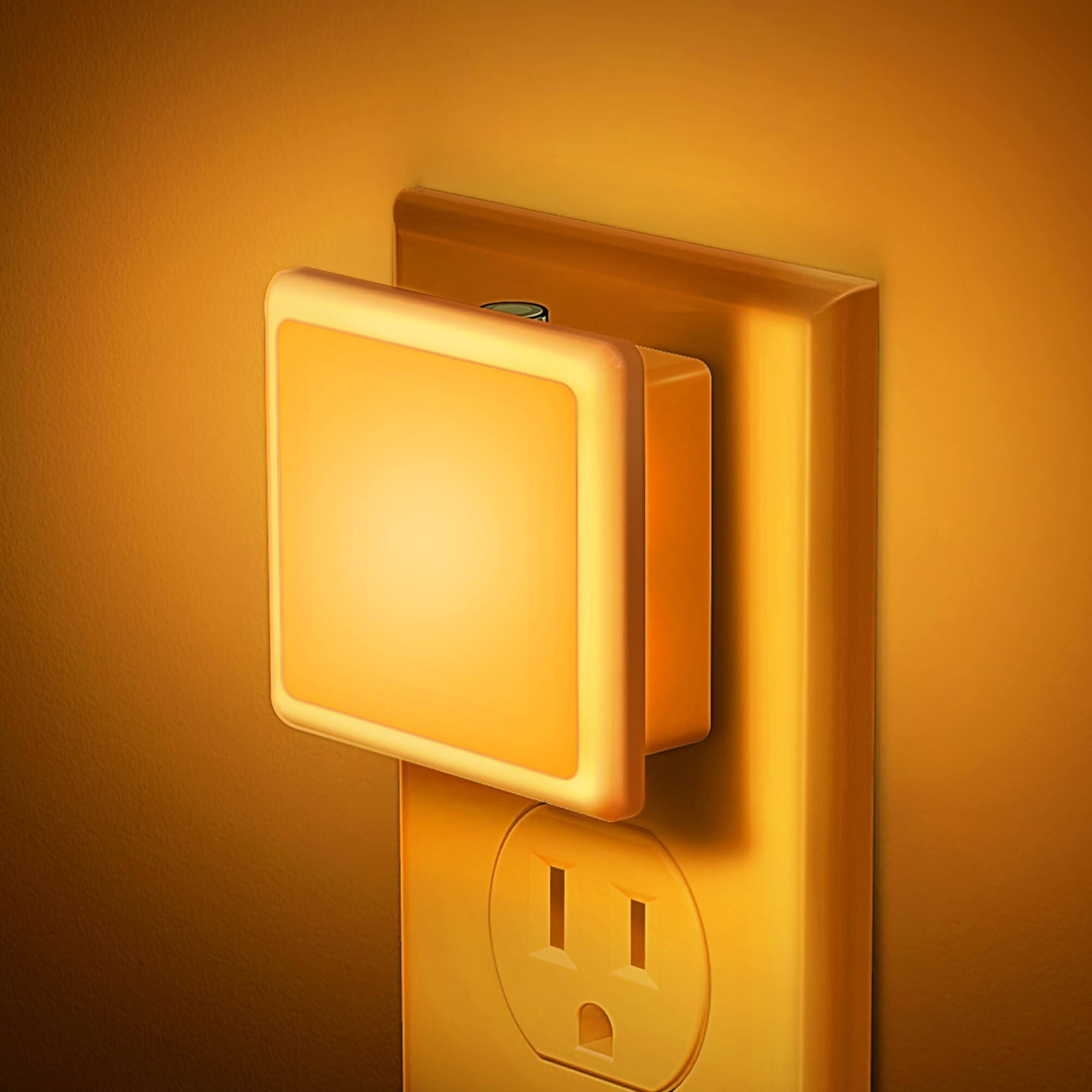 MAGICAL RUBS Night Lights Plug Into Wall 2 Pack In Light With Dusk to ...